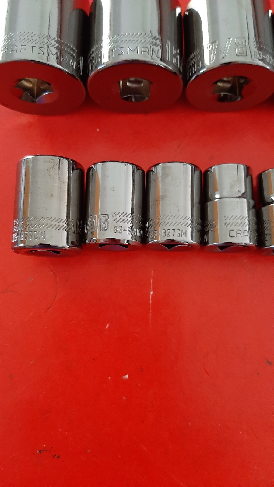 New Craftsman OVERDRIVE 3/8″ Drive SAE 14pc Shallow Socket Set 1/4″ to 1″ 6pt