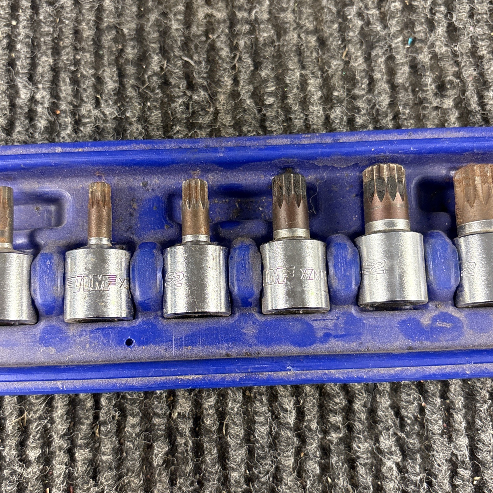VIM Tools XZN100 8-Piece Triple Square (XZN) Driver Set – 3/8″ Drive