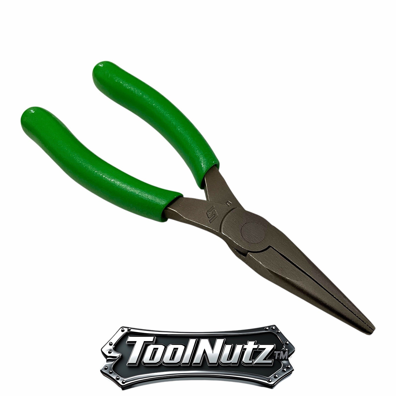 Snap-on Tools NEW 95ACFG 6″ GREEN Soft Grip Rounded Jaw Needle Nose Pliers USA