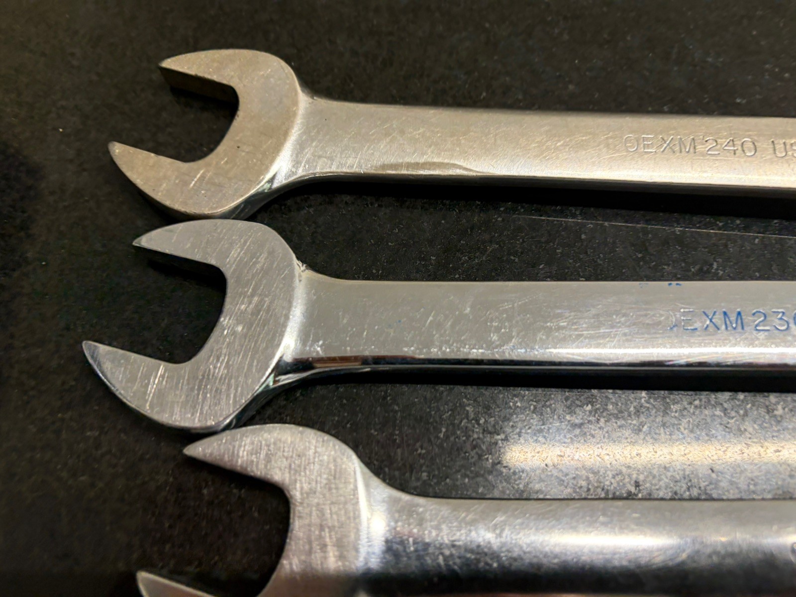 Snap On 5 pc 12-Point Metric Combination Wrench Set 20–24 mm OEXM705