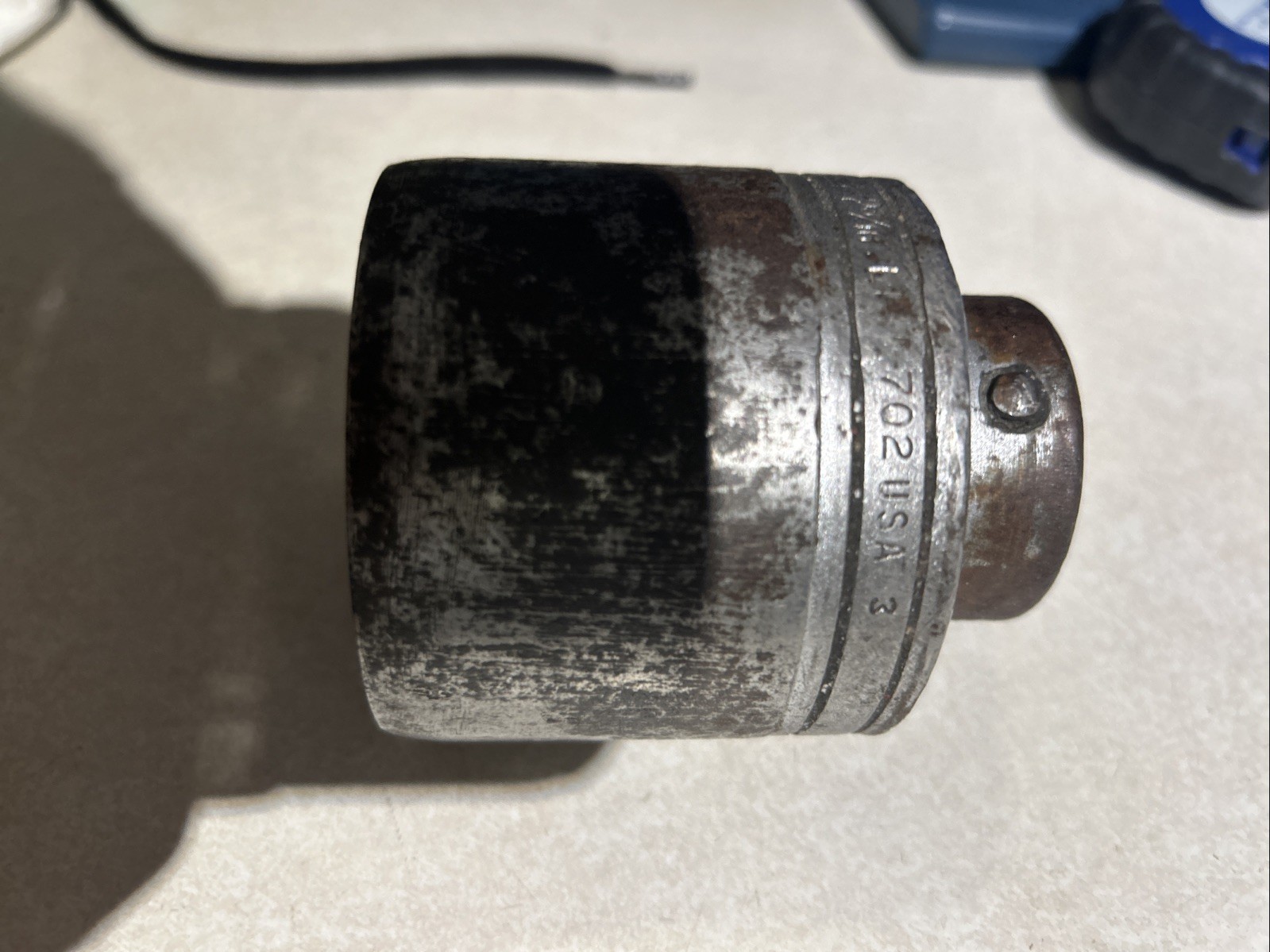 Vintage Snap-on LDH702 3/4″ Drive 12 Point 2-3/16″ SAE Shallow Socket / USA –
