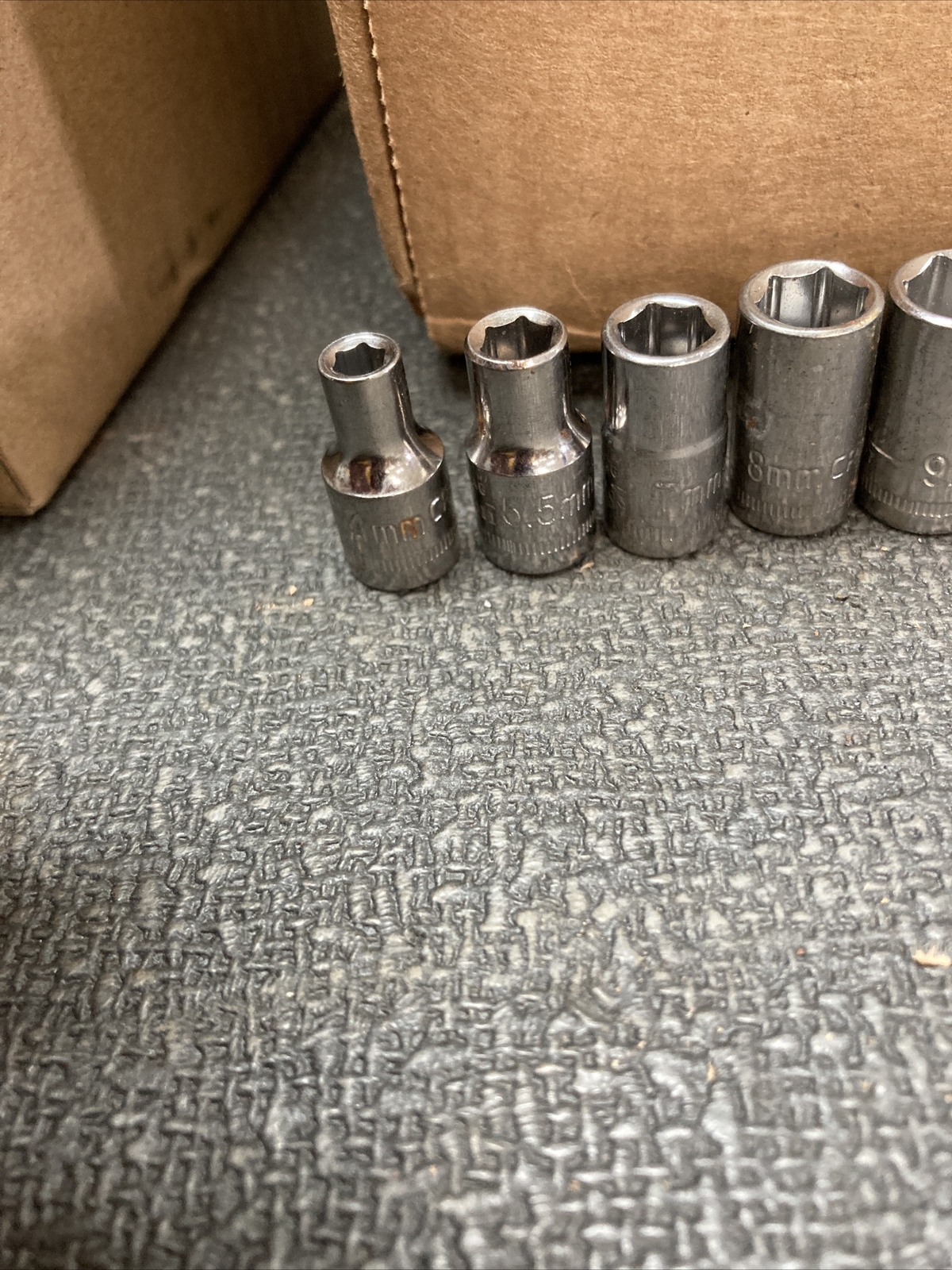 Craftsman 10 Pc. Socket Set 1/4in. Drive 6 Pt 4MM to 14MM