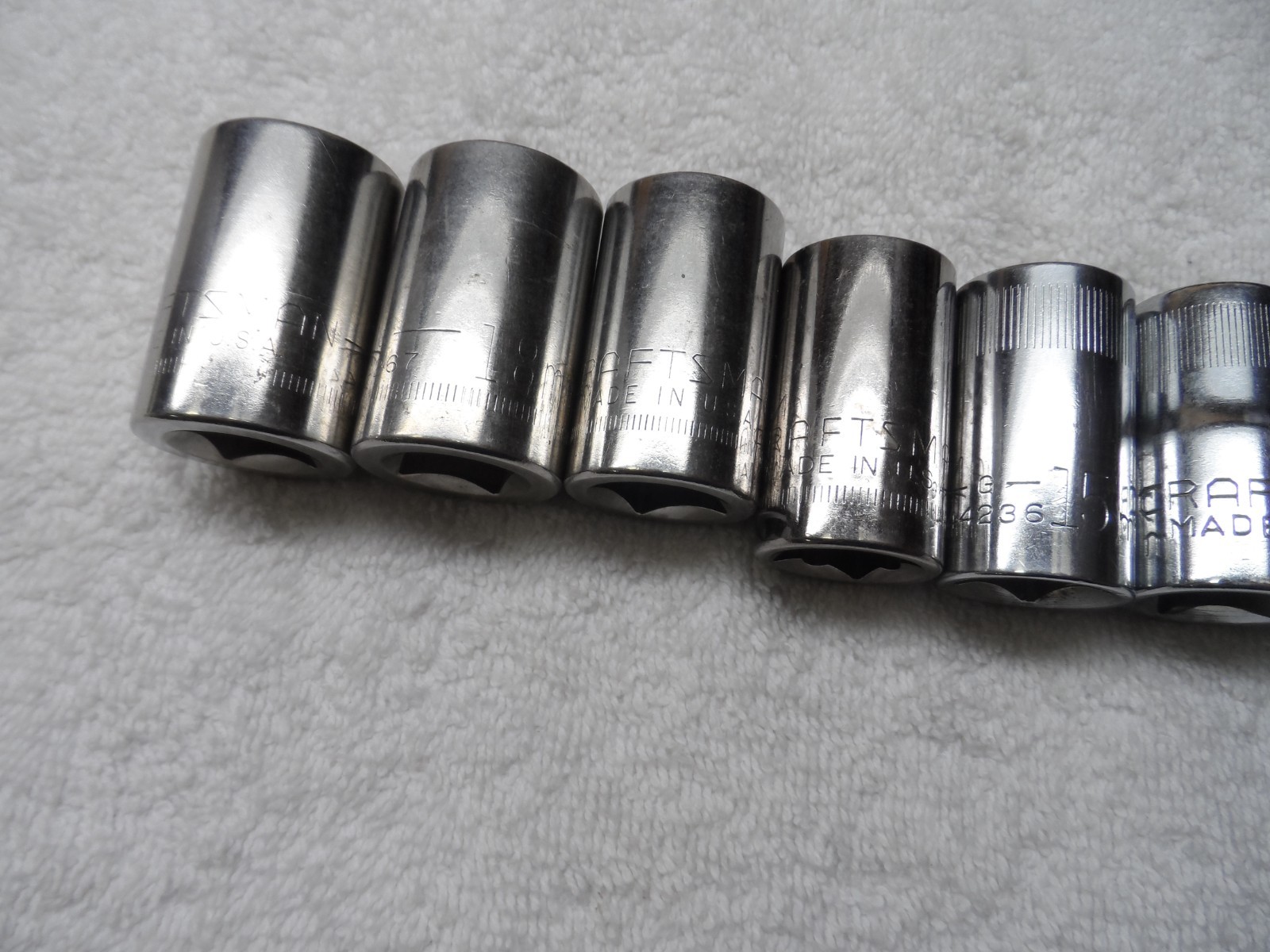 Craftsman 1/2″ Drive MM Socket Set, made USA, 12pt – 11 pcs (9 – 19mm)