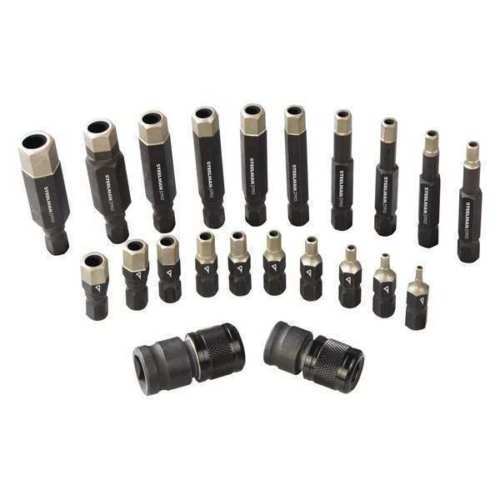Steelman Pro 78800 22 PC Tamper Proof Diamond Force Hex Bit Drivers