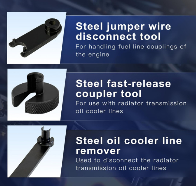 Master Quick Disconnect Tool Set 22pcs Premium Fuel Line Disconnect Tool Set
