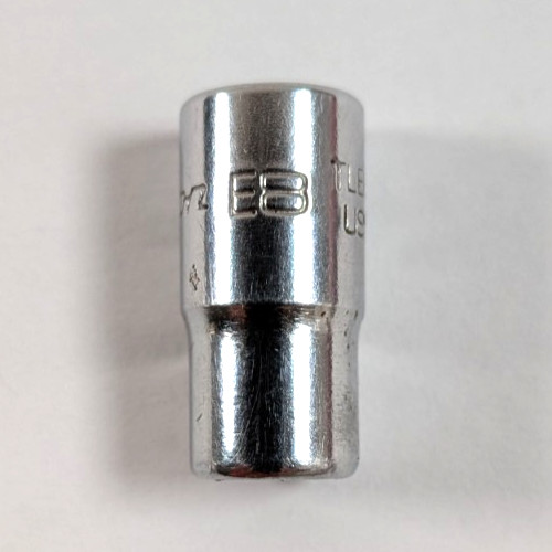 Snap-on Tools 1/4″ Drive E8 Inverted TORX Chrome Socket FLE80 wb7b.blurib