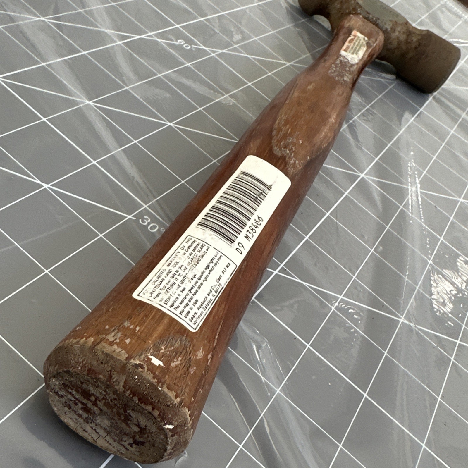 Vintage Craftsman 24oz Ball Peen Hammer 38466 Made in USA