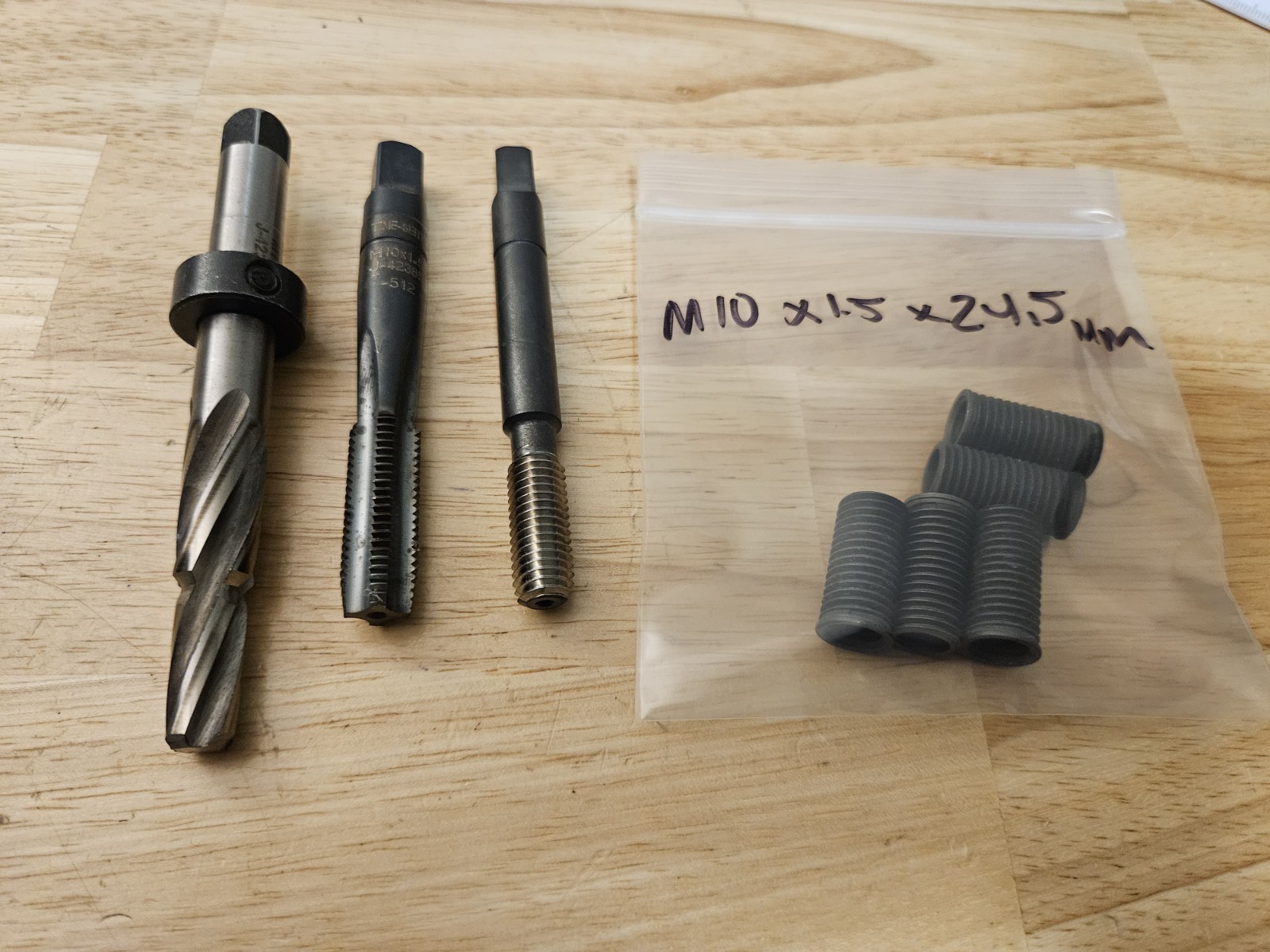 Time Sert M10x1.5 Porsche VW Case Saver Head Stud Repair Kit 24.5mm inserts 10mm