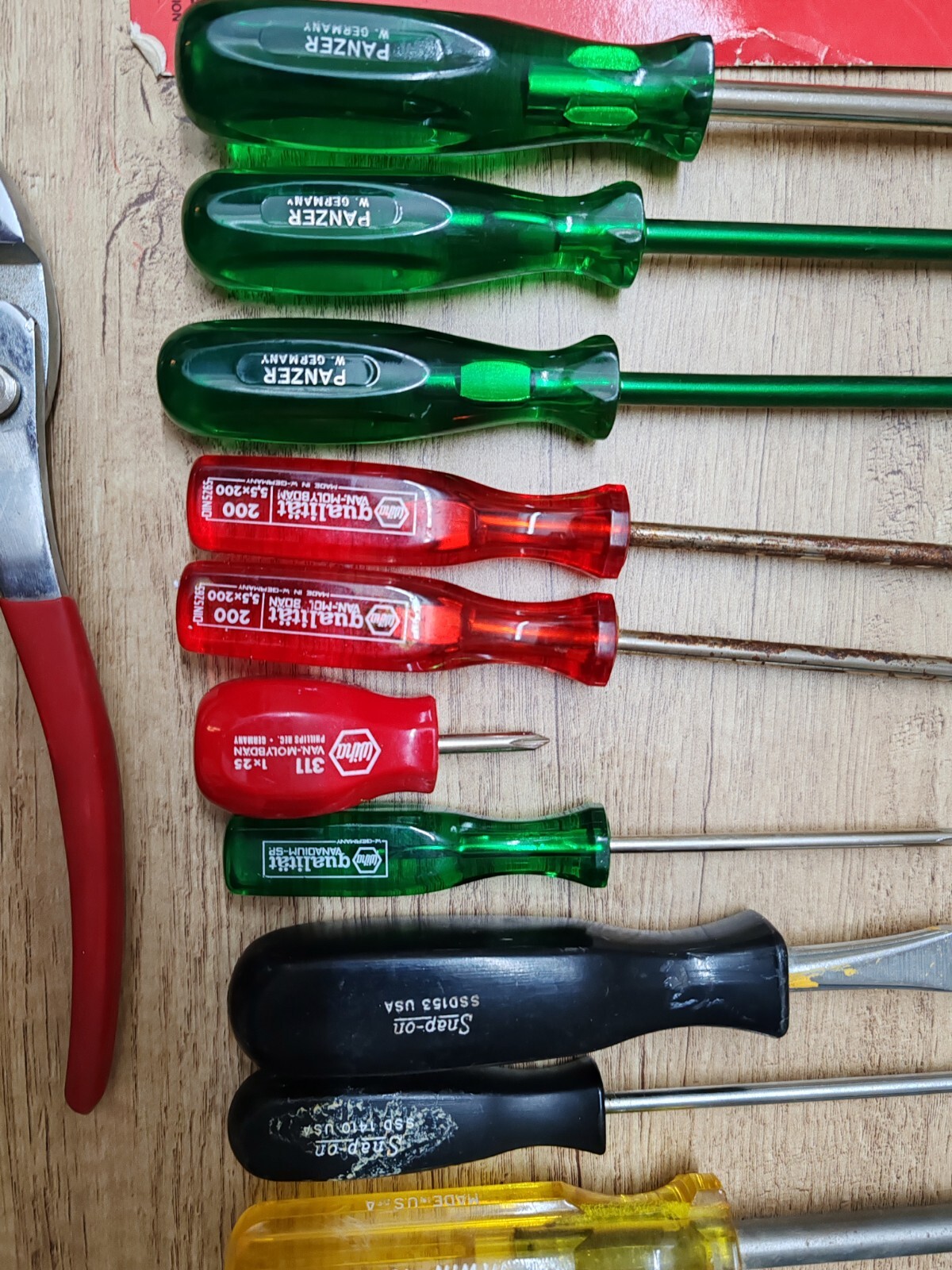 Screwdriver Proto Wiha Panzer Millers snap on Irwin Vintage New17 Pcs