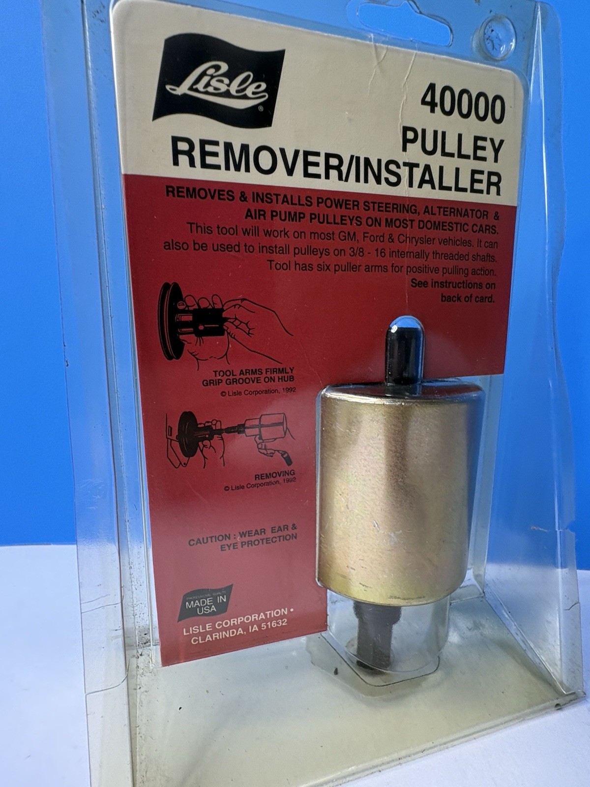 Lisle 40000 Pulley Remover/Installer – Power Steering, Alternator, Air Pump