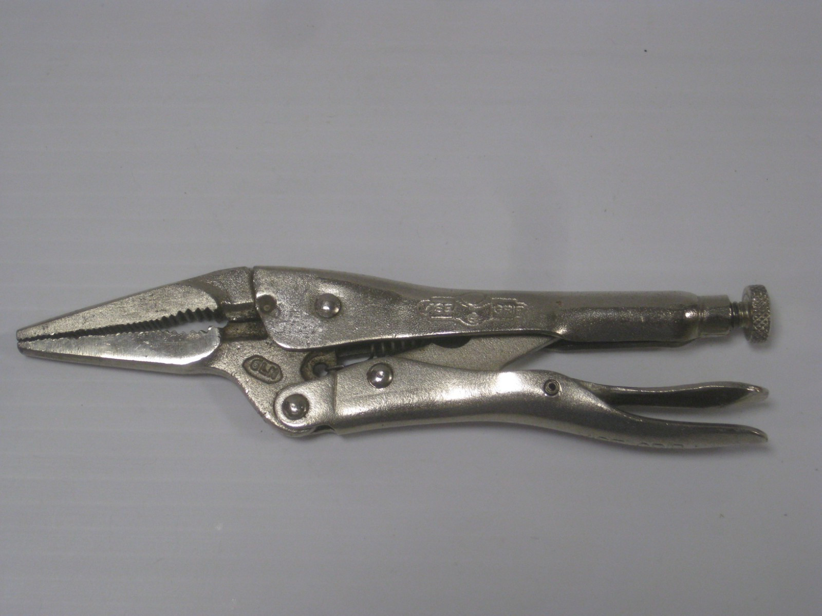 Vintage Peterson Dewitt USA 6″ Long Nose Vise Grip Plier 6LN