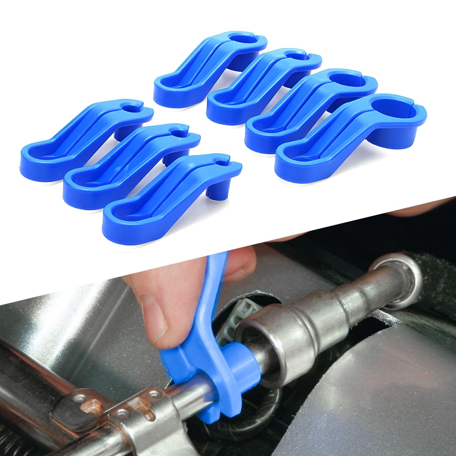 7PCS Fuel Line Disconnect Tool Set 1/4 5/16 3/8 1/2 5/8 3/4 7/8 Inch Fuel Fi…