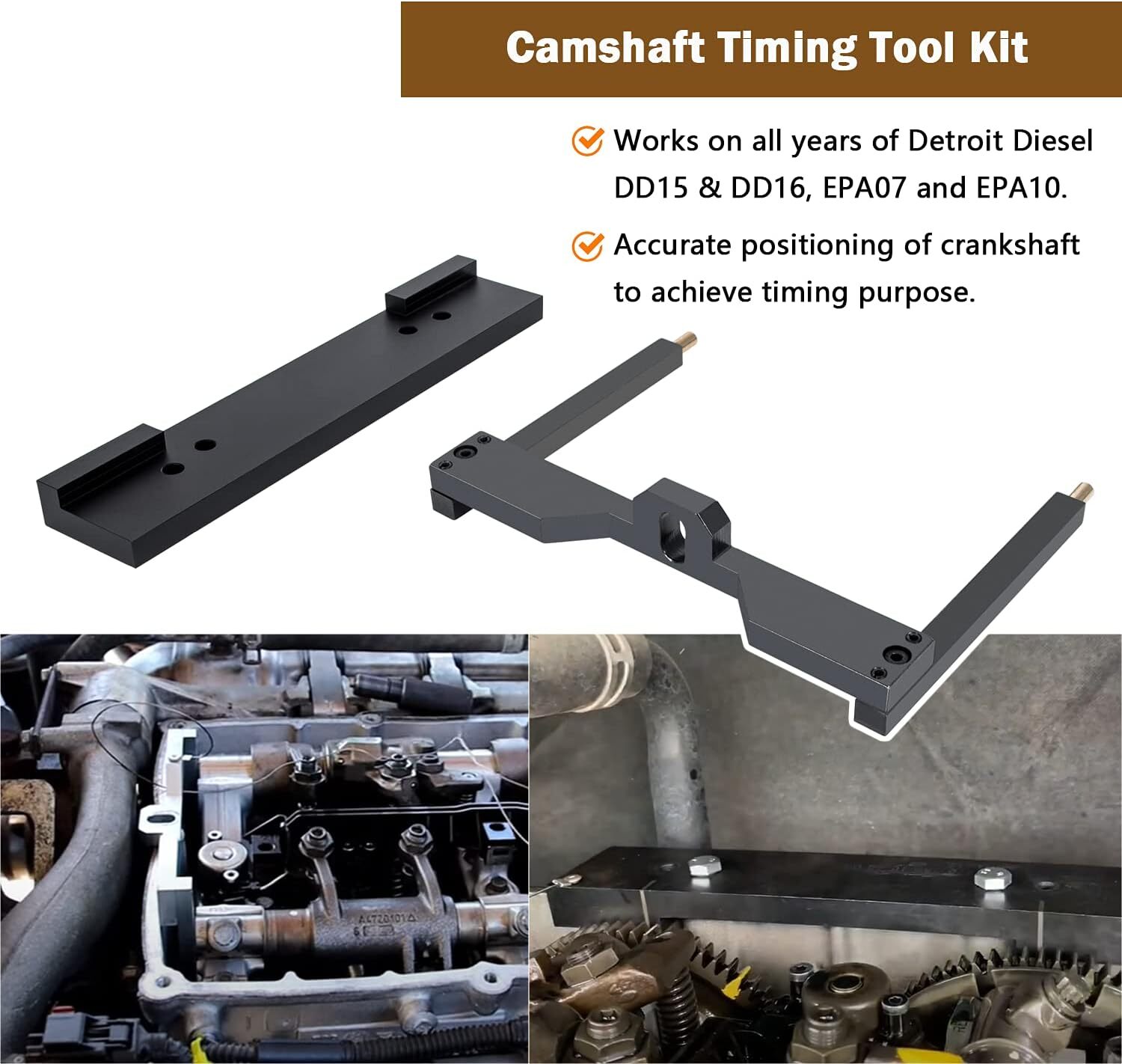 For Detroit Diesel DD15 Engine Camshaft Timing Tool Fuel Line Socket J-47487