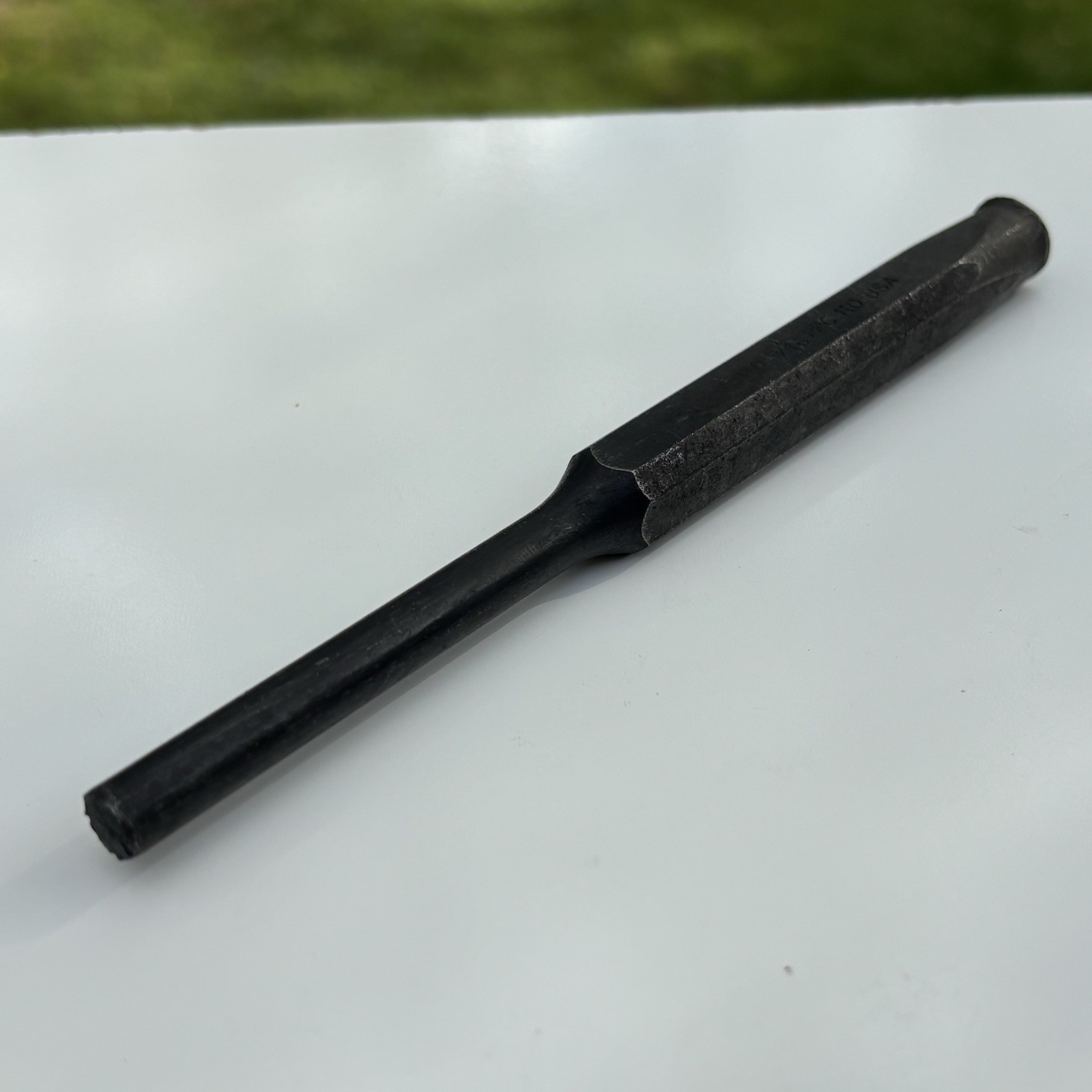 Snap On Tools PPC110 6-1/4 Long Black Oxide Pin Punch 5/16” Round Point USA VTG
