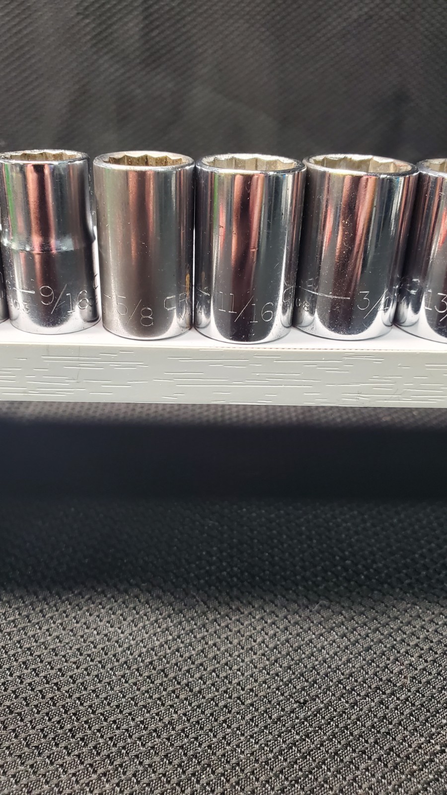 Vintage Craftsman USA 1/2″ Drive 12-Point Deep Socket Set 10 Pc V VV G Series