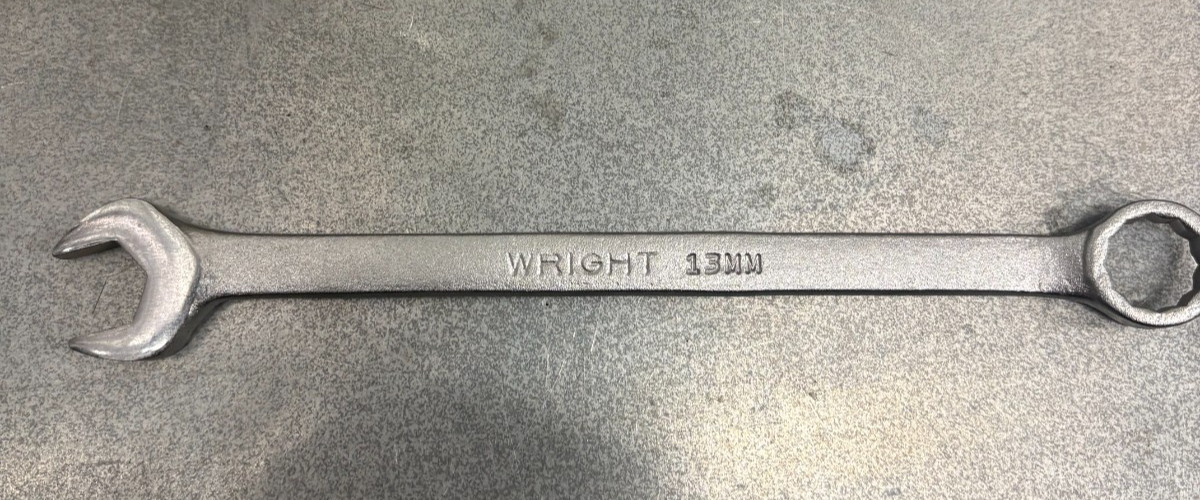 WRIGHT METRIC COMBINATION WRENCH SET OF 8 *USA MADE* 9MM-19MM
