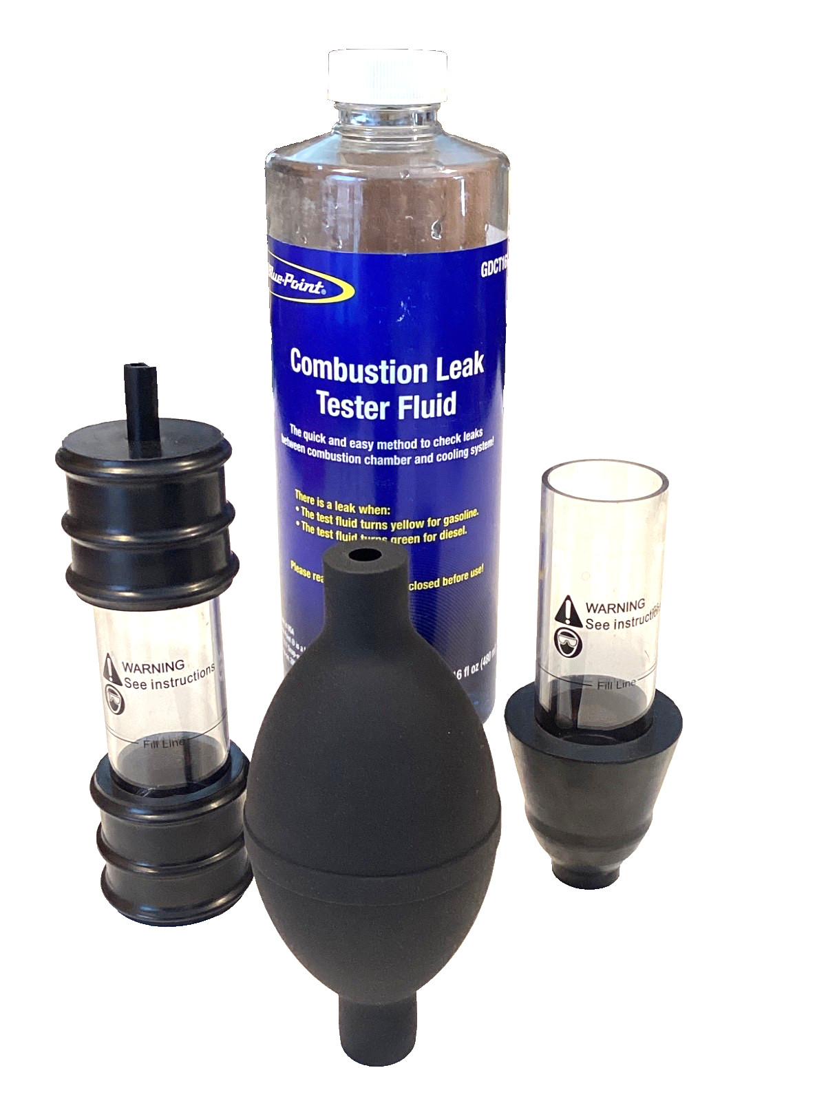BLUE POINT By SNAP ON USA Combustion Leak Test Kit For Diesel Gas Engines GDCT16