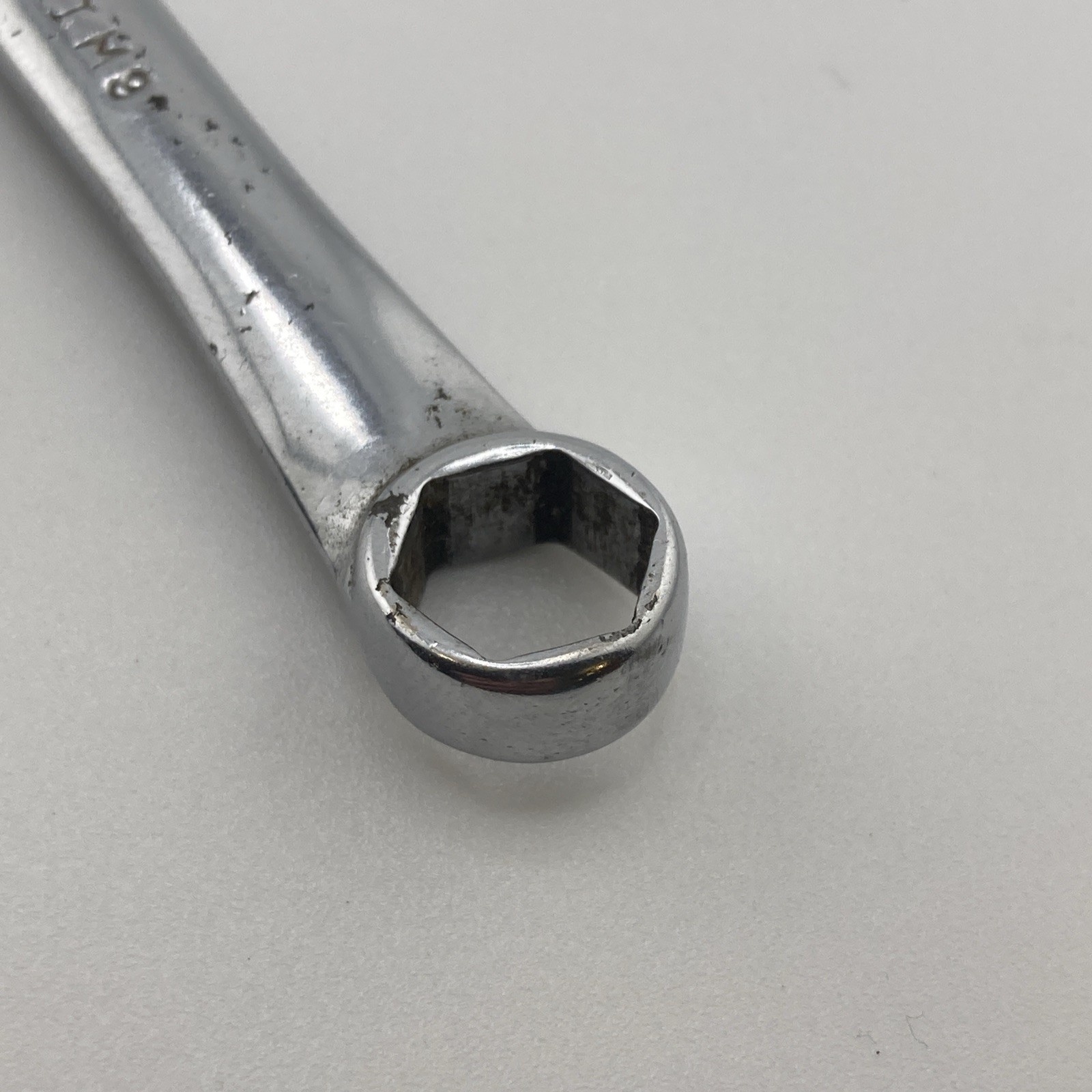 Snap-on OXIM9 9mm Metric Short Combination Wrench 6 pt USA Polished Chrome