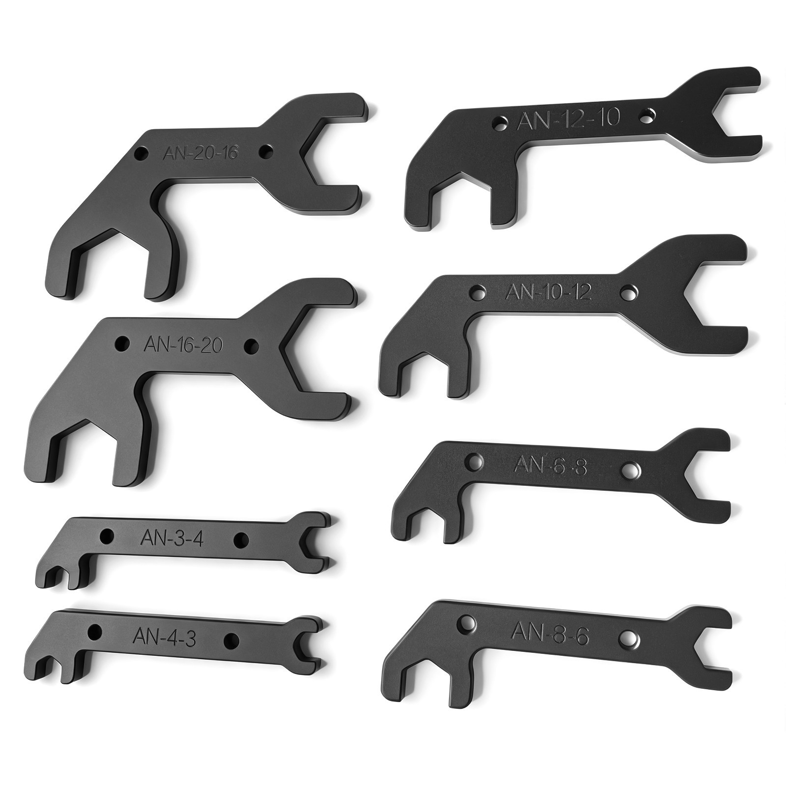 BZBMGMO AN Aluminum AN Fitting Wrench Set (AN3/AN4/AN6/AN8/AN10/AN12/AN16/AN20)