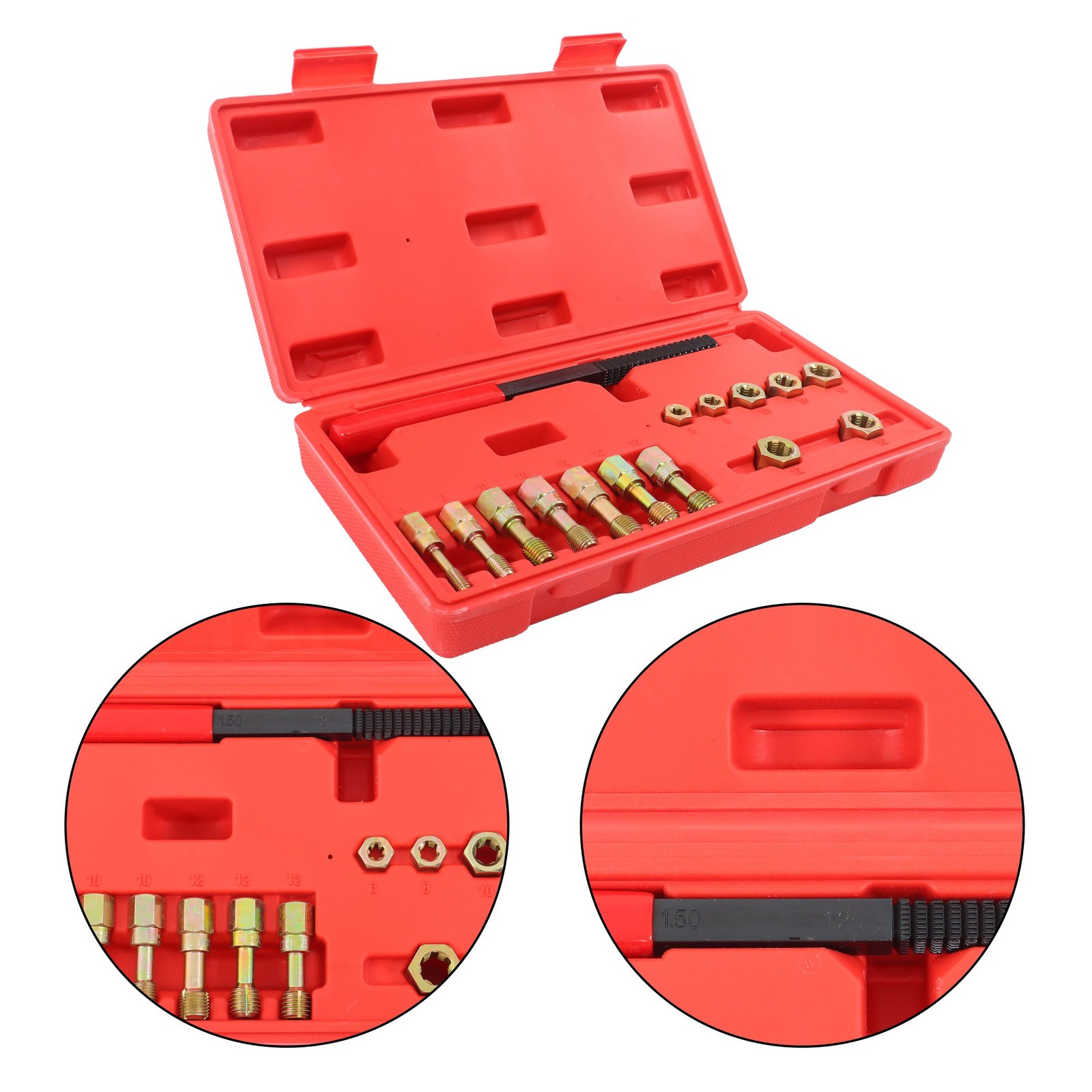 Metric Thread Chaser Set 7 Metric Rethread Repair Tool Kit Thread Restorer Set