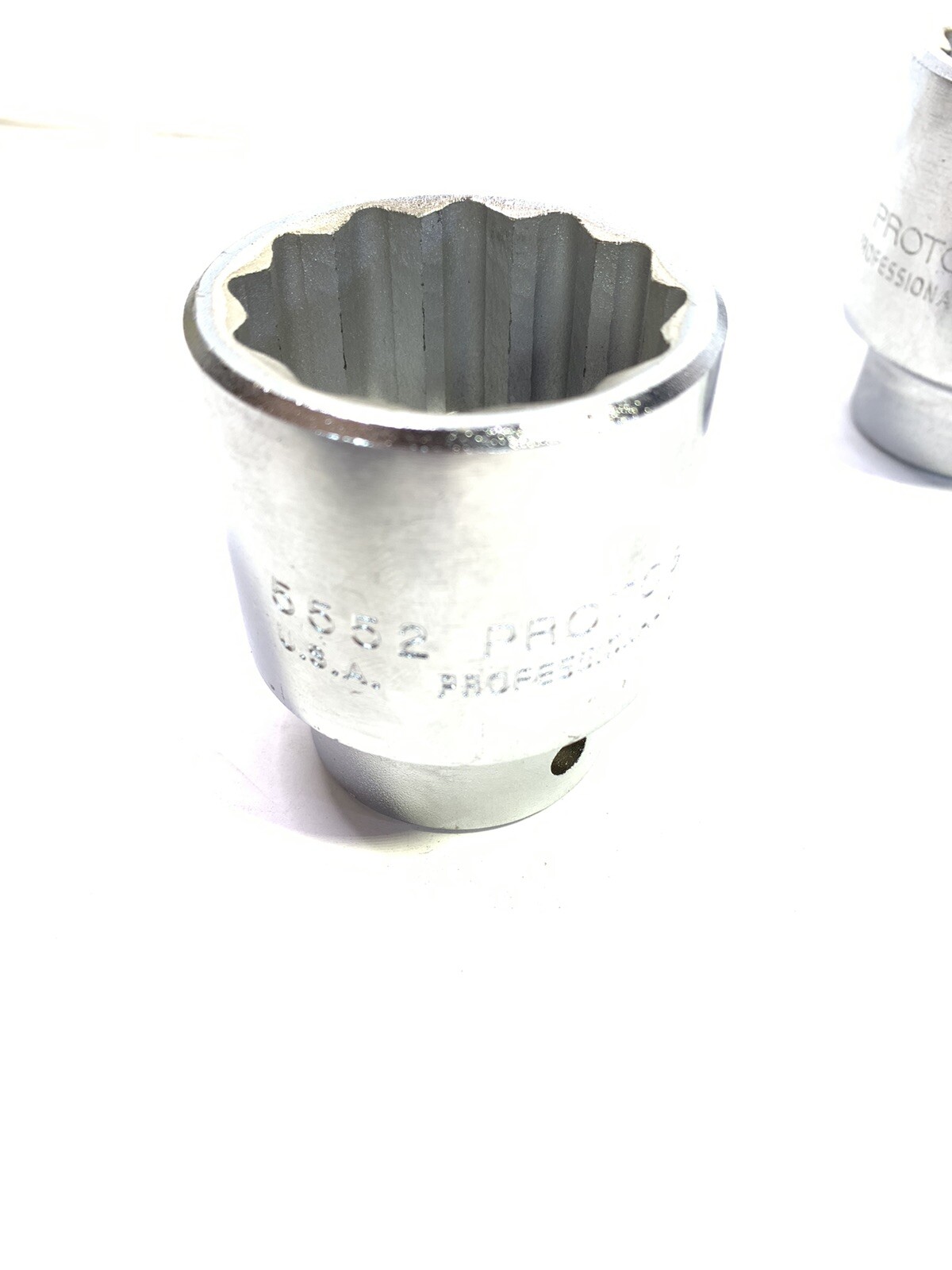 Proto SAE 5552 1-5/8 & 5556 1-3/4 Inch Standard Socket 3/4 Drive 12 Point