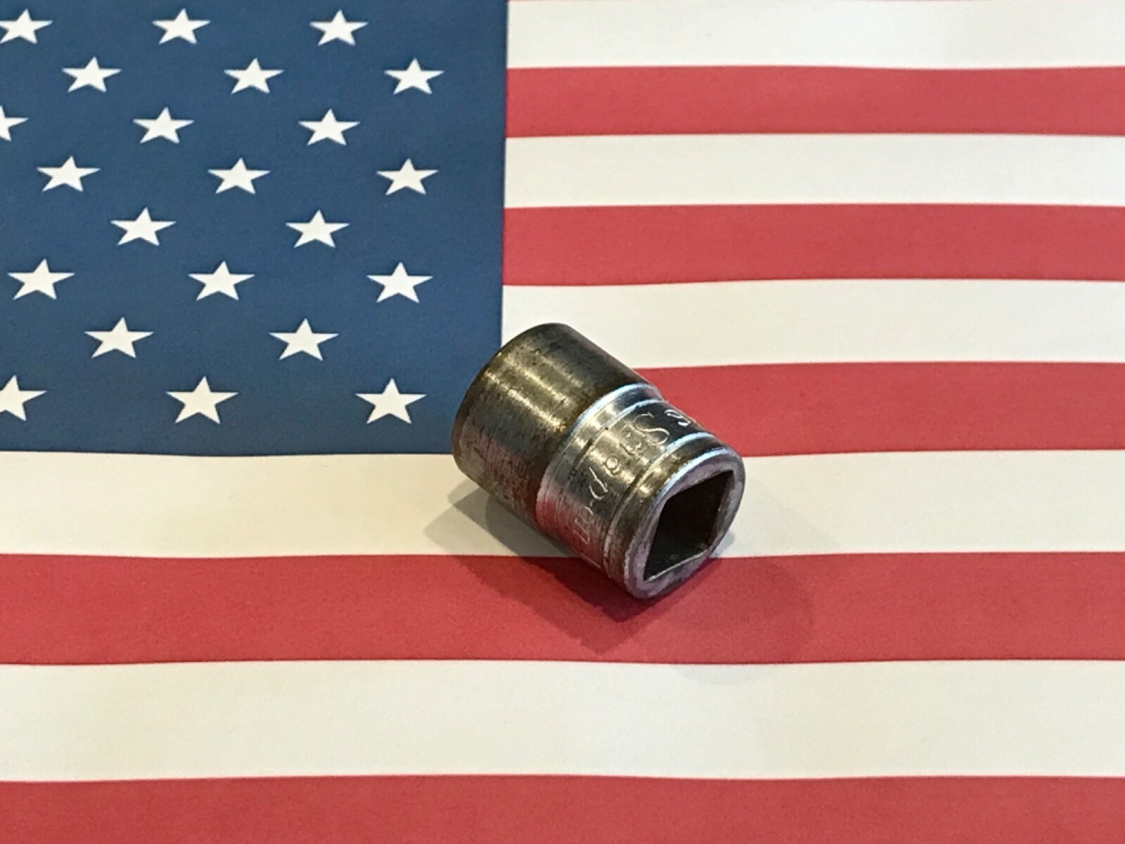 1956 Vintage Snap-on 1/2” Shallow Socket, 12 Point, 3/8″ Drive, F 161 USA 🇺🇸