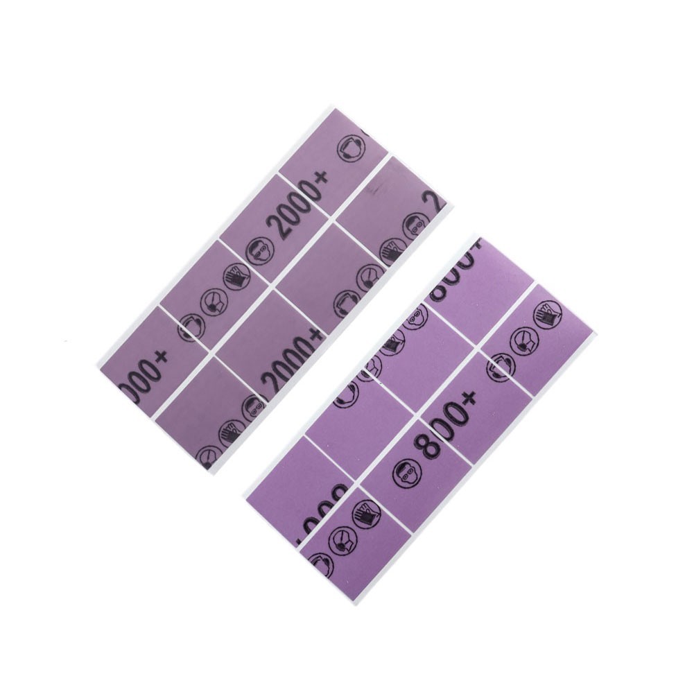 4 Piece Sandpaper Kit 800 1200 1500 2000 Grit for Wood Plastic Metal Polishing