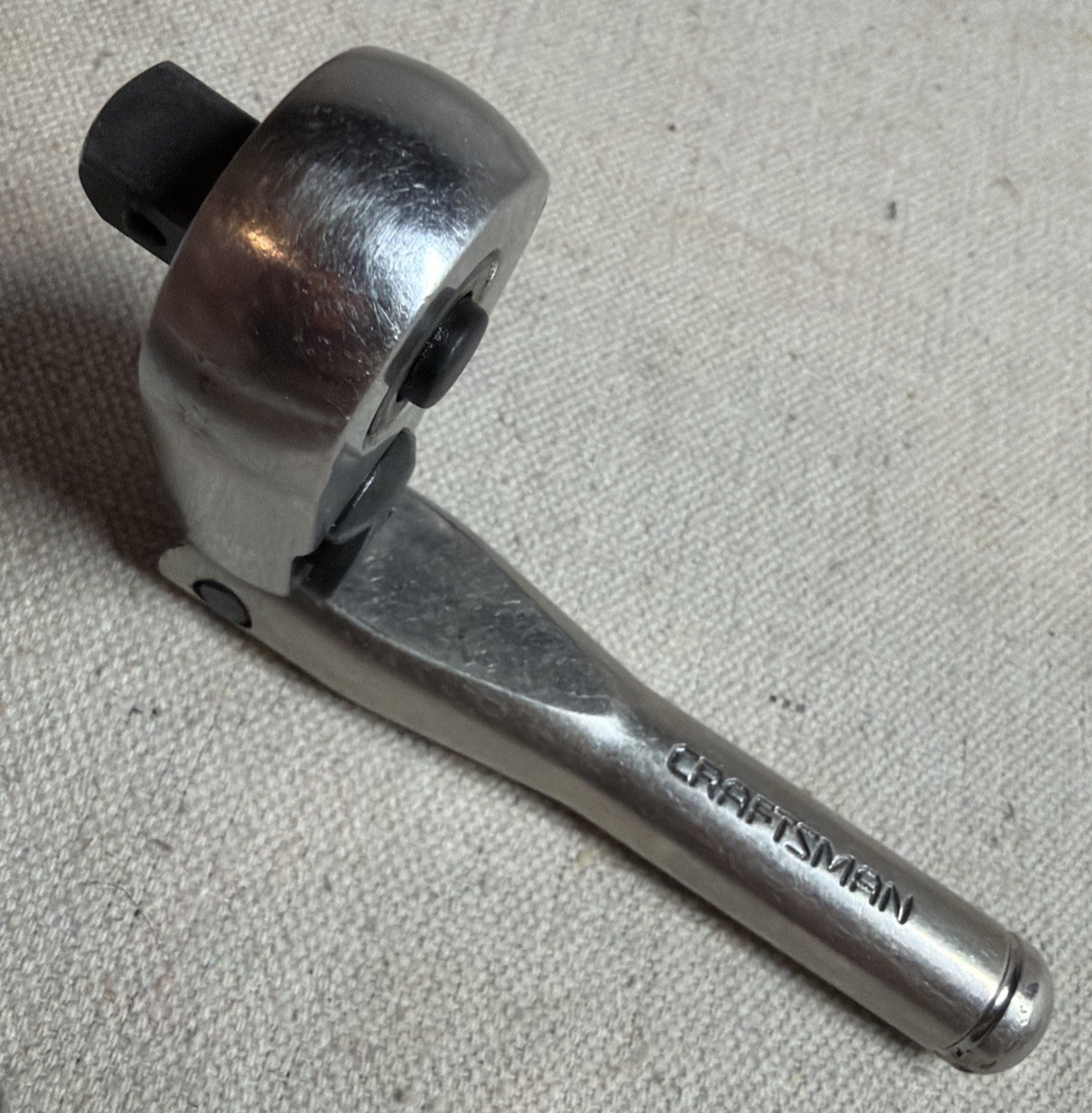 Craftsman 44834 KZ 3/8” Drive Stubby Flex Head Ratchet Quick Release USA Made