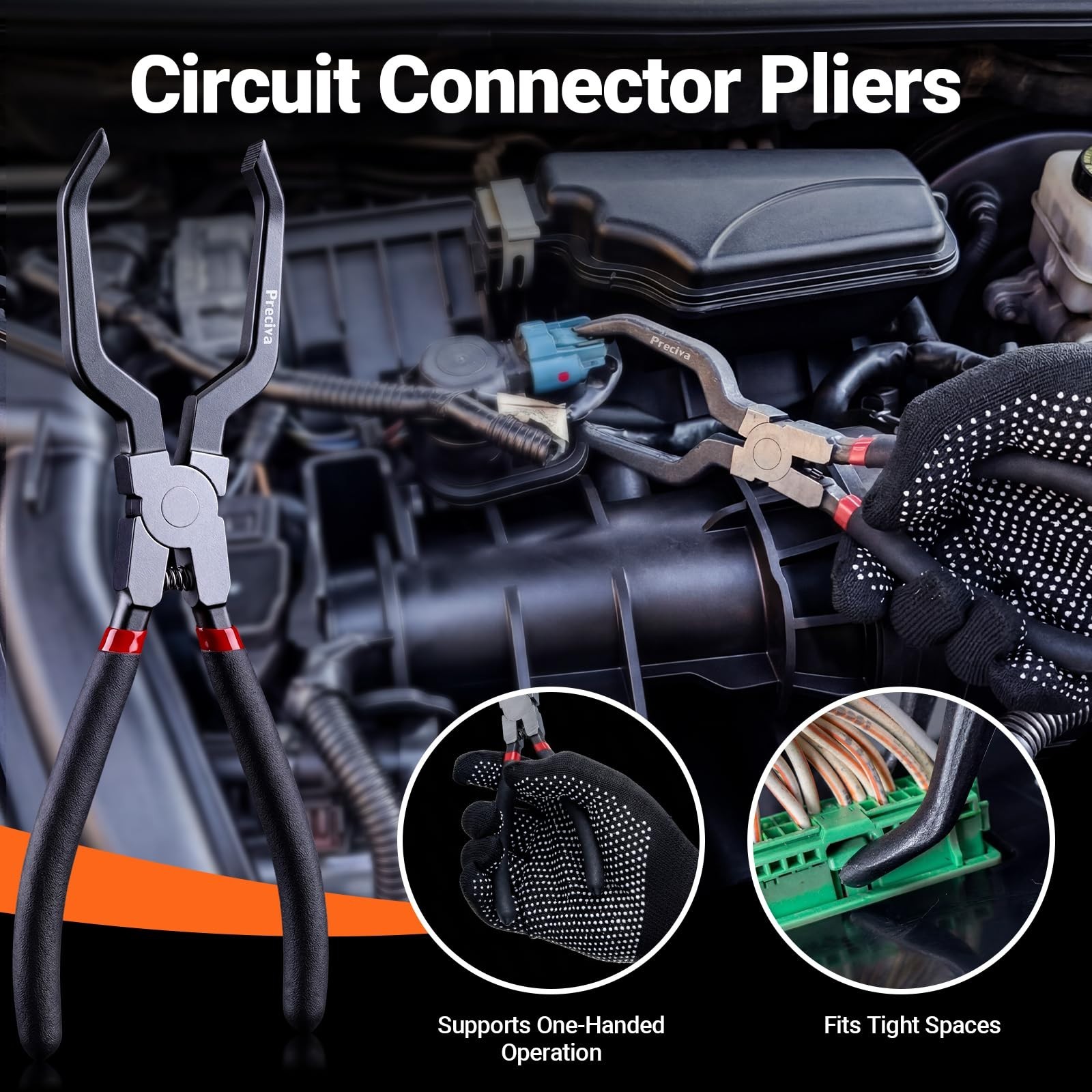 9-in-1 Automotive Electrical Connector Tool Kit, Terminal Release Pliers & Wire
