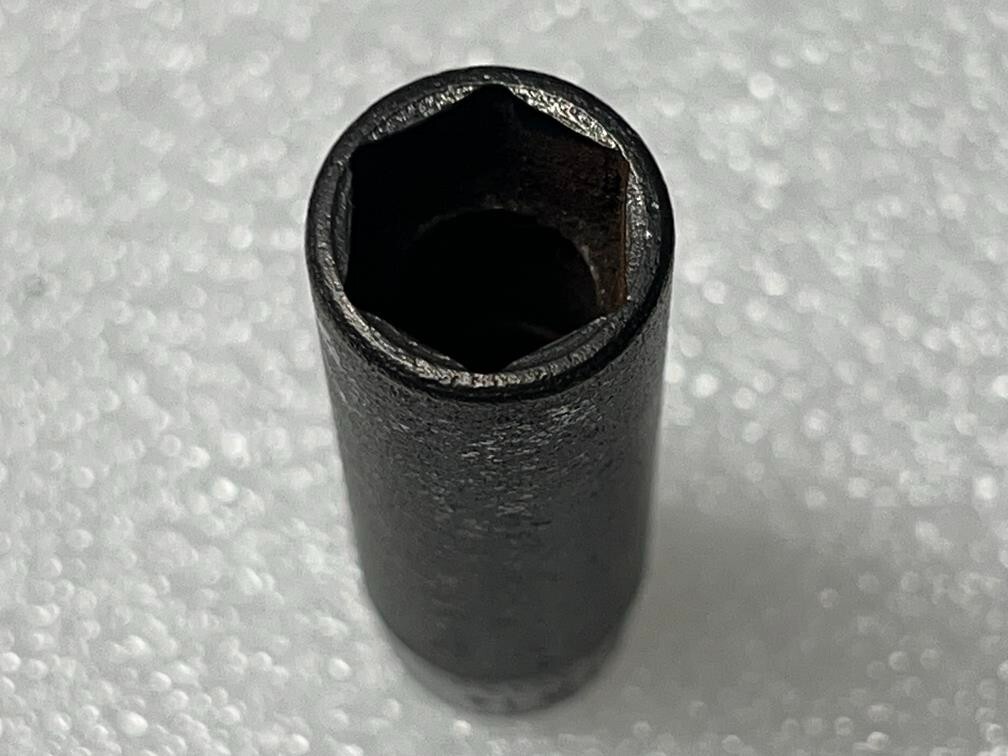 7/16″ SAE SNAP-ON Tools STM14 Flank Drive Deep Socket 1/4″ Drive 6 point USA VTG