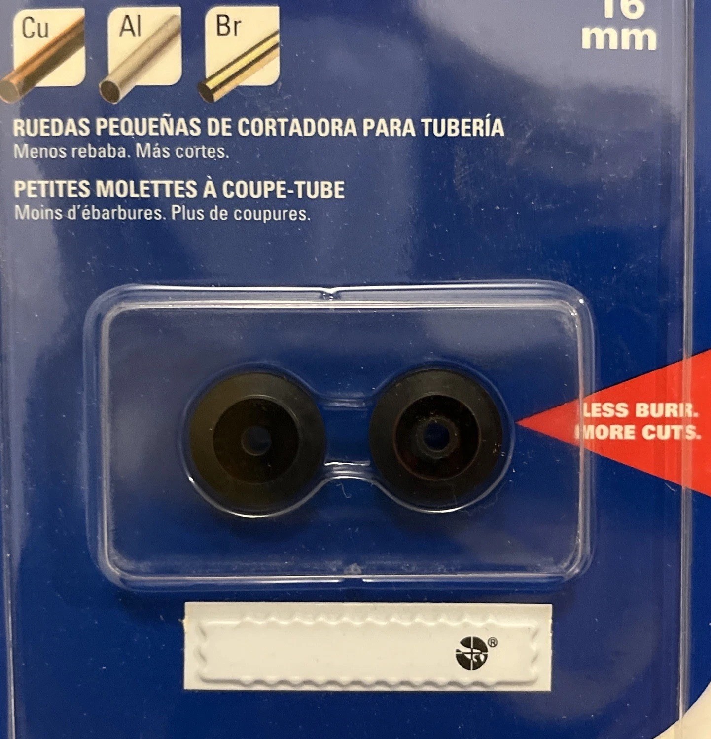 Lenox Small Cutter Wheel Copper Alum Brass 5/8 1921697 Miniature New 1 Pack