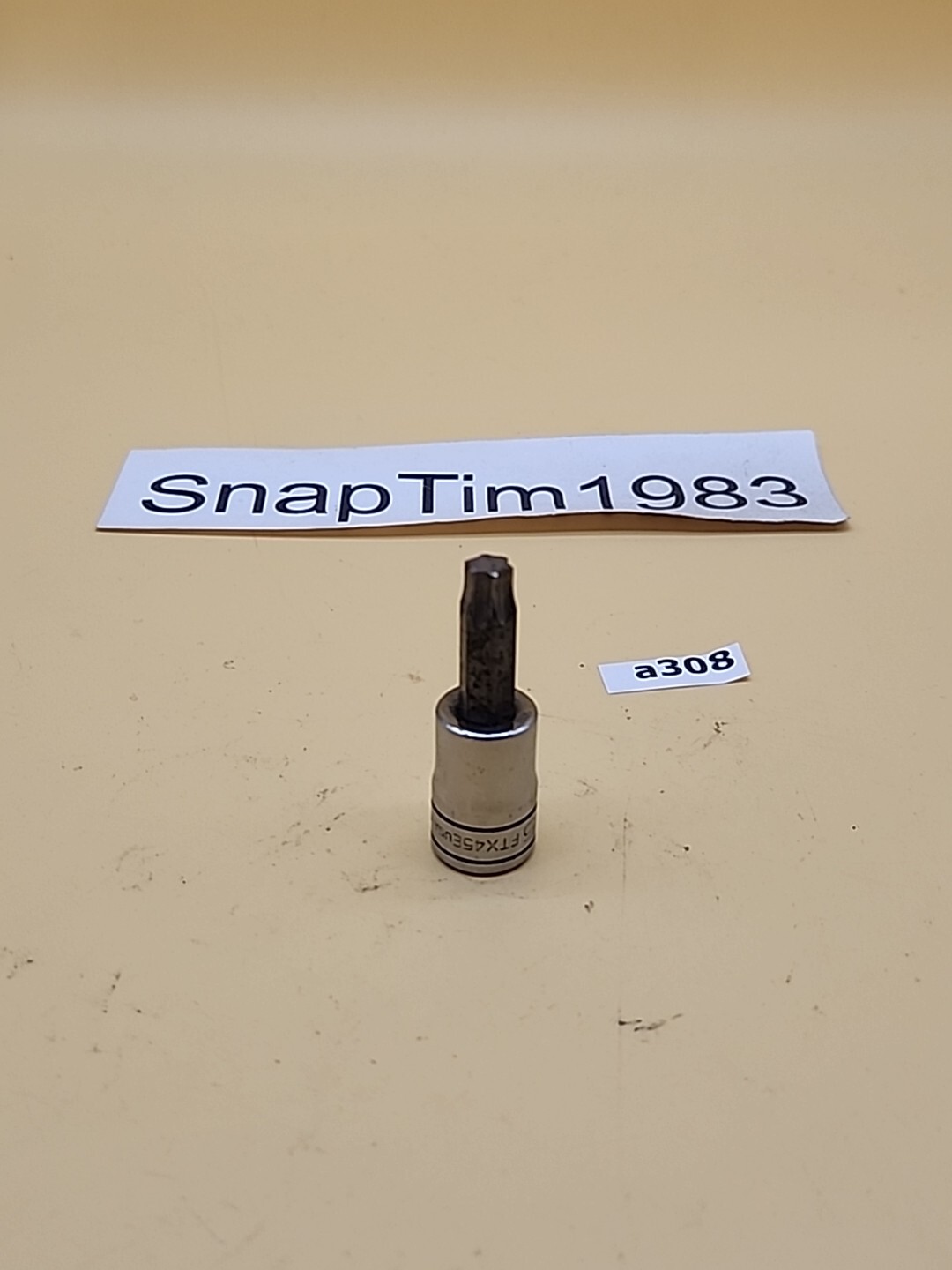 Snap-On Tools 3/8″ Drive T45 Std Torx Bit Chrome Socket FTX45E USA
