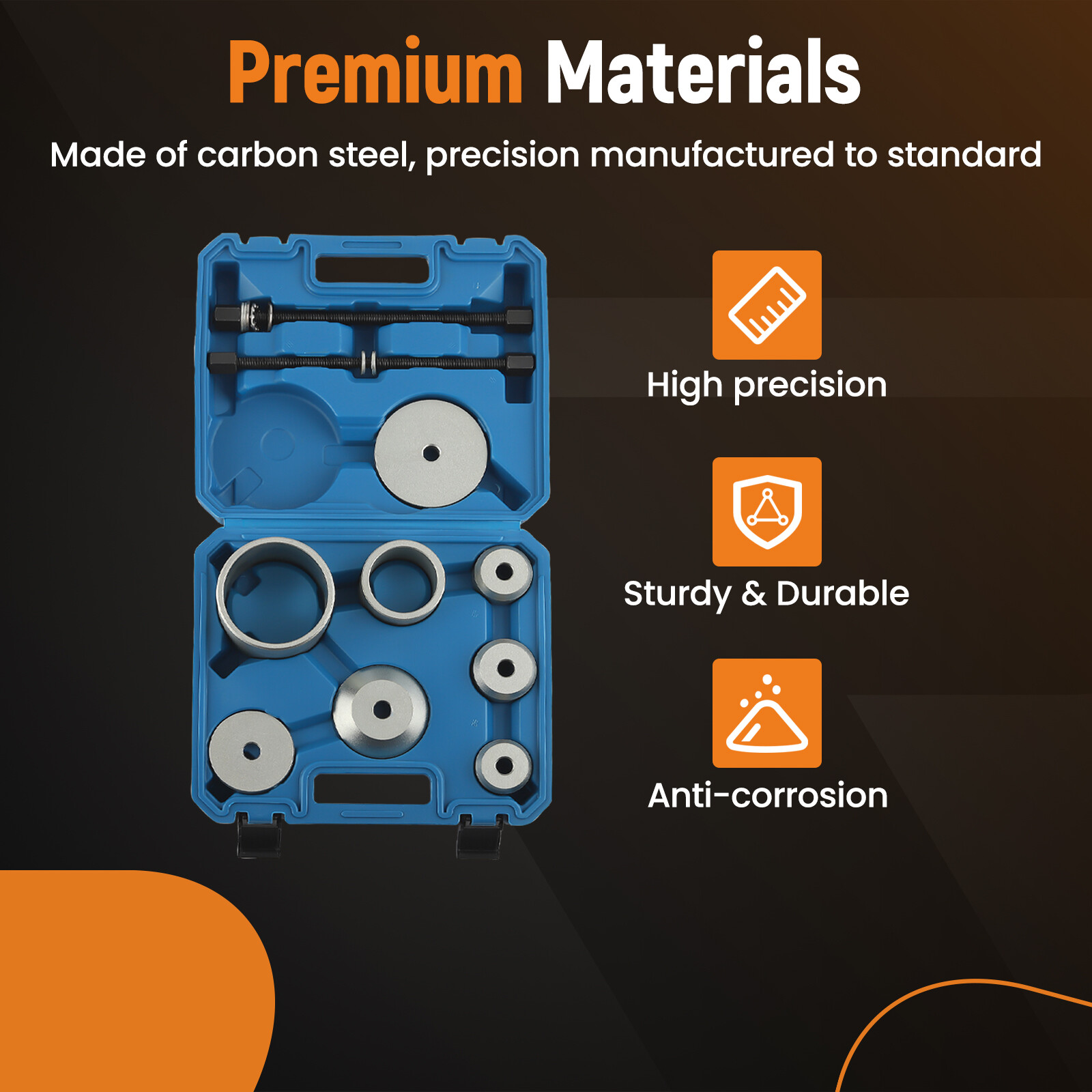 Bushing Press Kit Bushing Puller Tool Fit For Volkswagen Audi Durable
