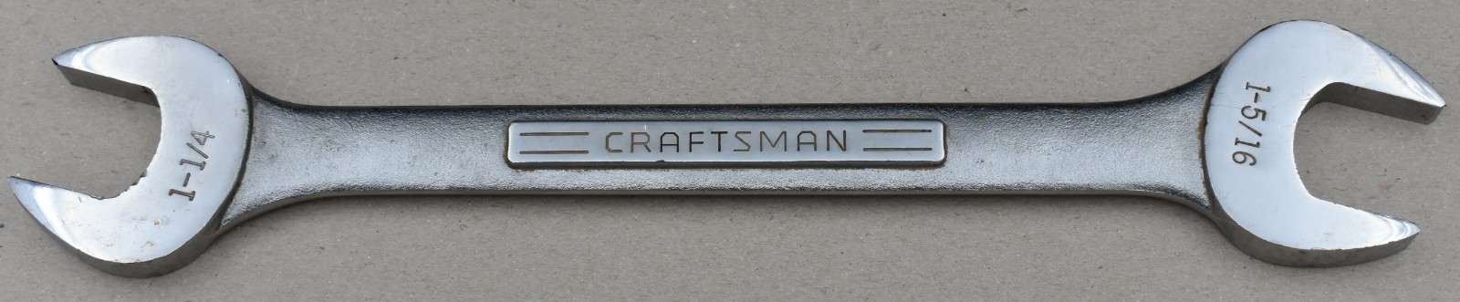 CRAFTSMAN USA -VV- 44587, 1-1/4″ x 1-5/16″ SAE, OPEN END COMBINATION WRENCH