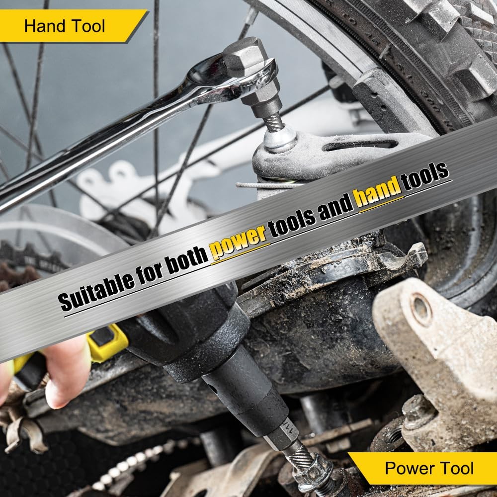 Topec 25Pcs Screw Extractor Set, Hex Head Multi-Spline Easy Out Bolt 25-piece