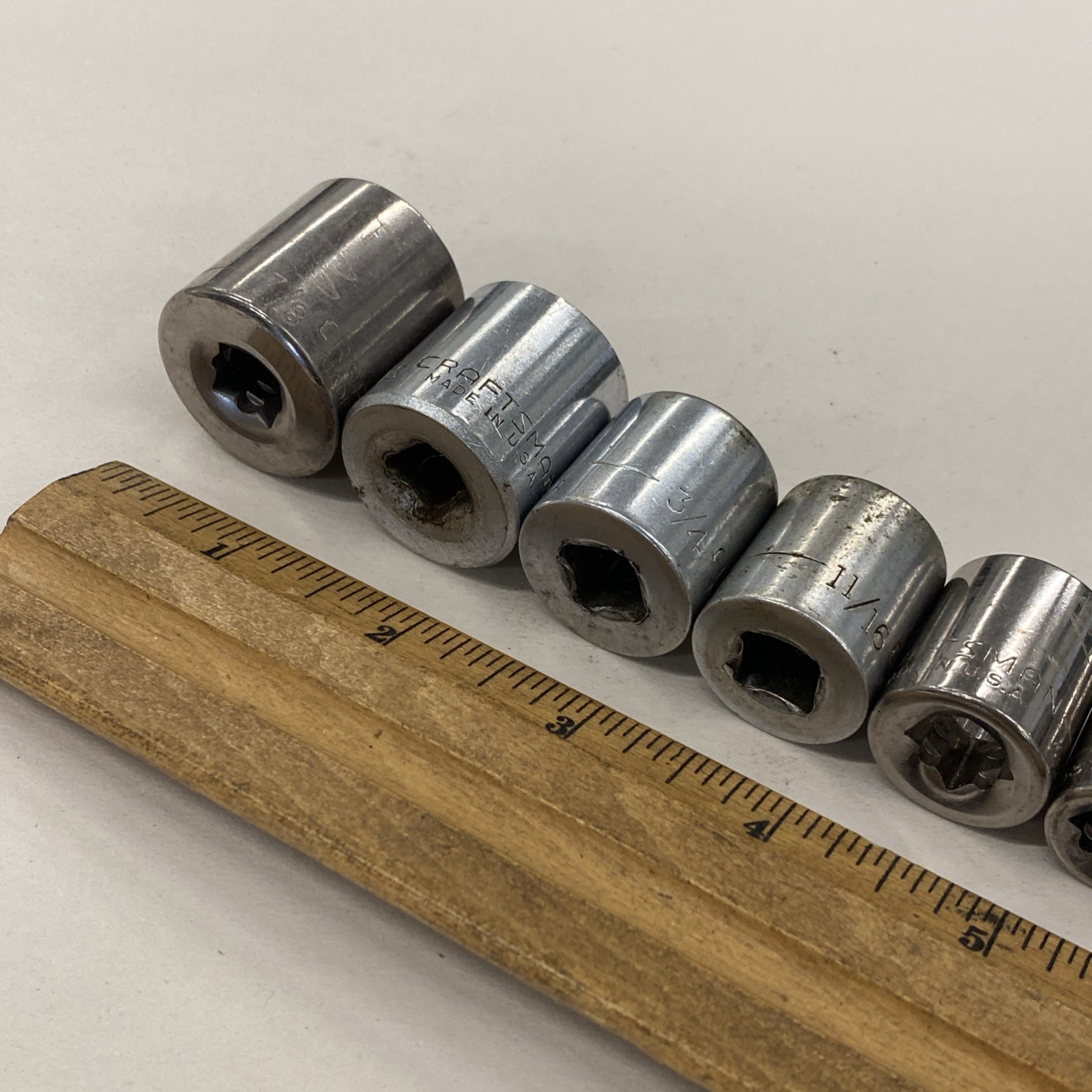 Craftsman USA 3/8 dr. 10 pc. 12 pt socket set Mixed Series 5/16 – 7/8 inch M0866