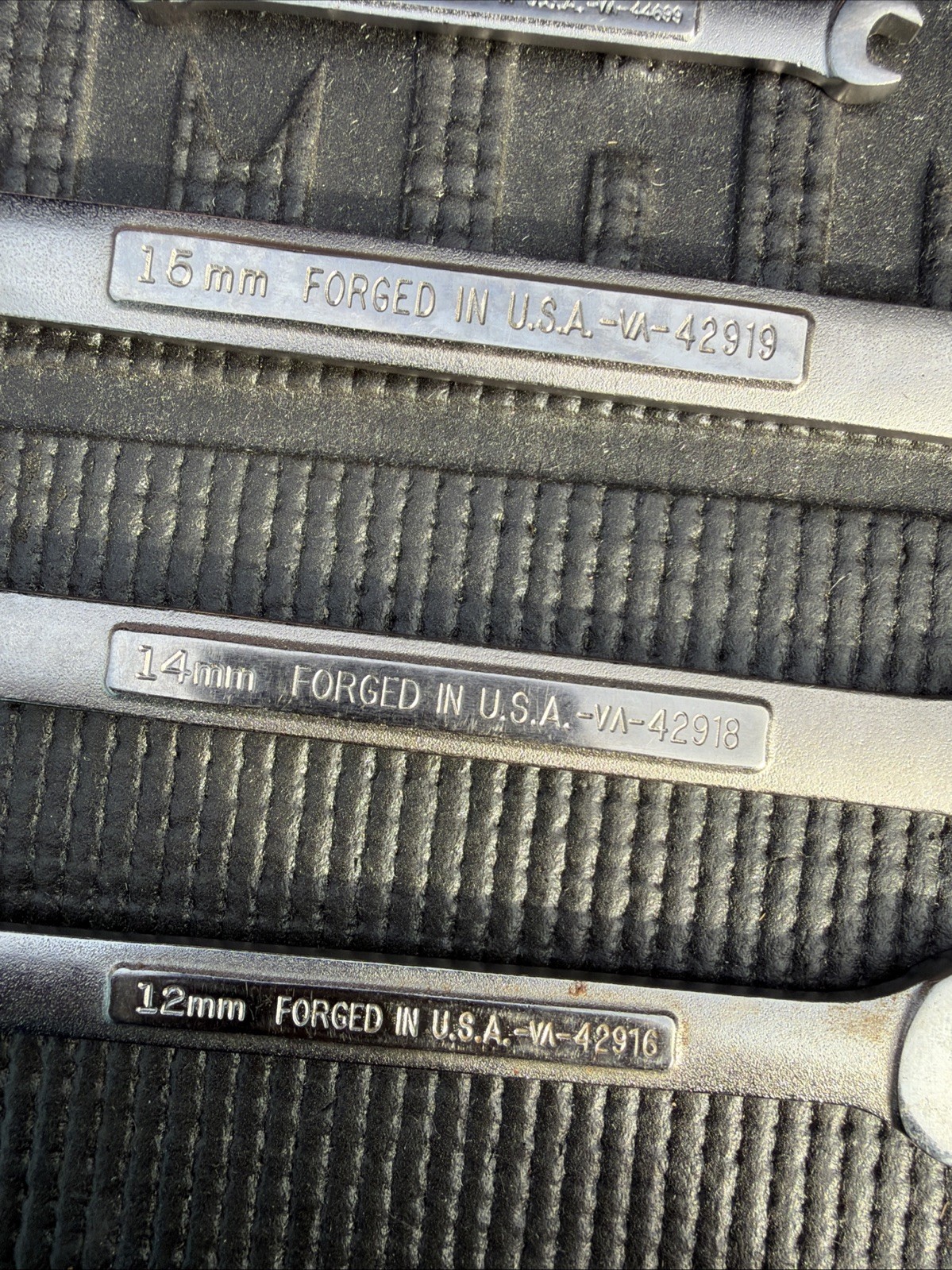 7pc Sears Craftsman Usa Random Wrench Lot Metric SAE Light Use 44691