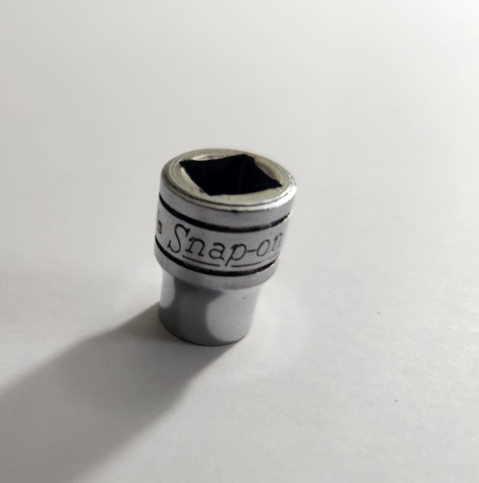 Snap On FS-121 3/8″ Drive 6pt 3/8″ SAE Shallow Chrome Socket – Made in USA