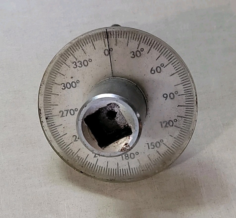 Vintage FACOM D360 Side Graduated Angular Torque Gauge Tool