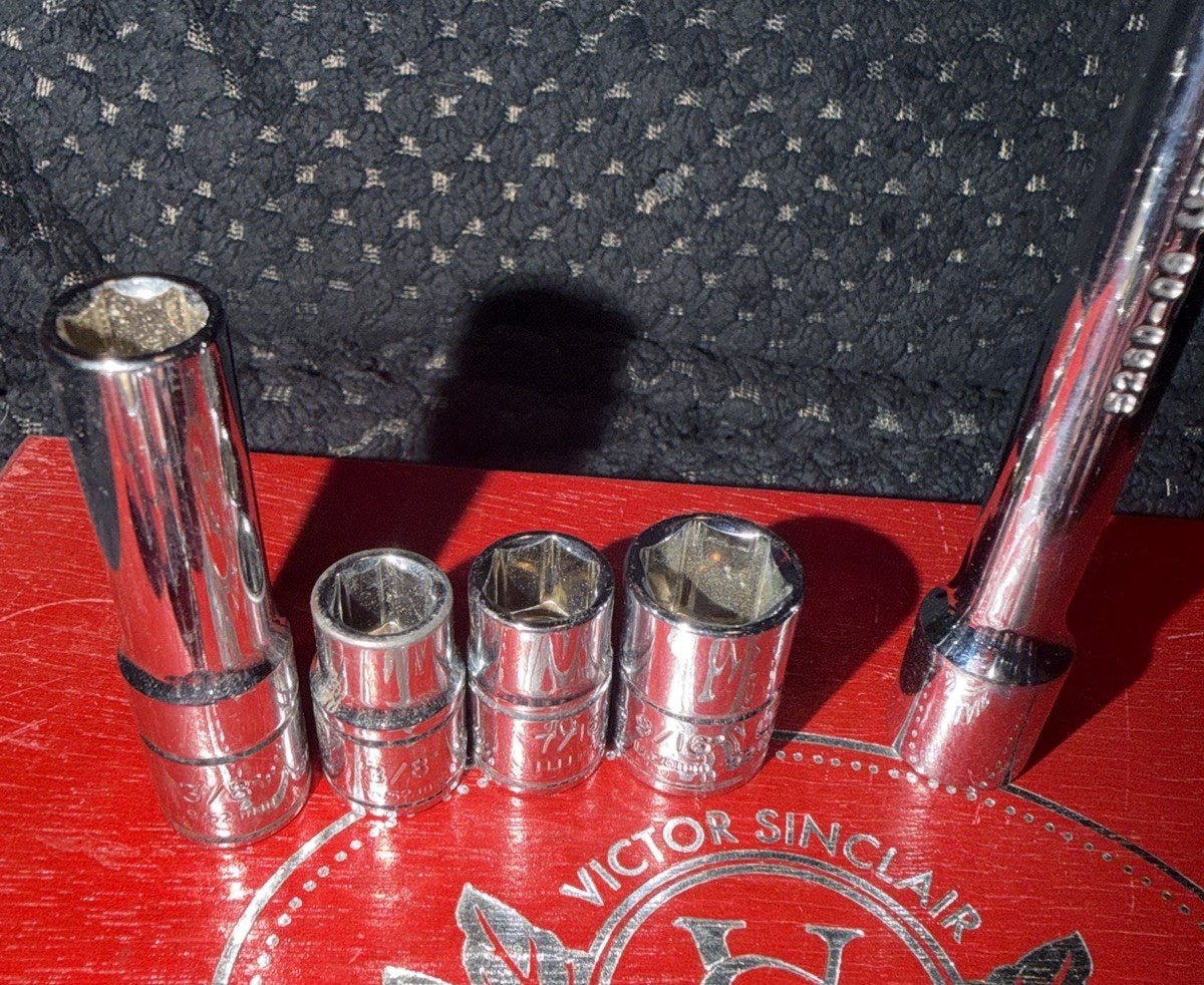 Urrea Socket Set Of 12 – 6 Pt- With Extension 3/8 » – 13 Total Pcs