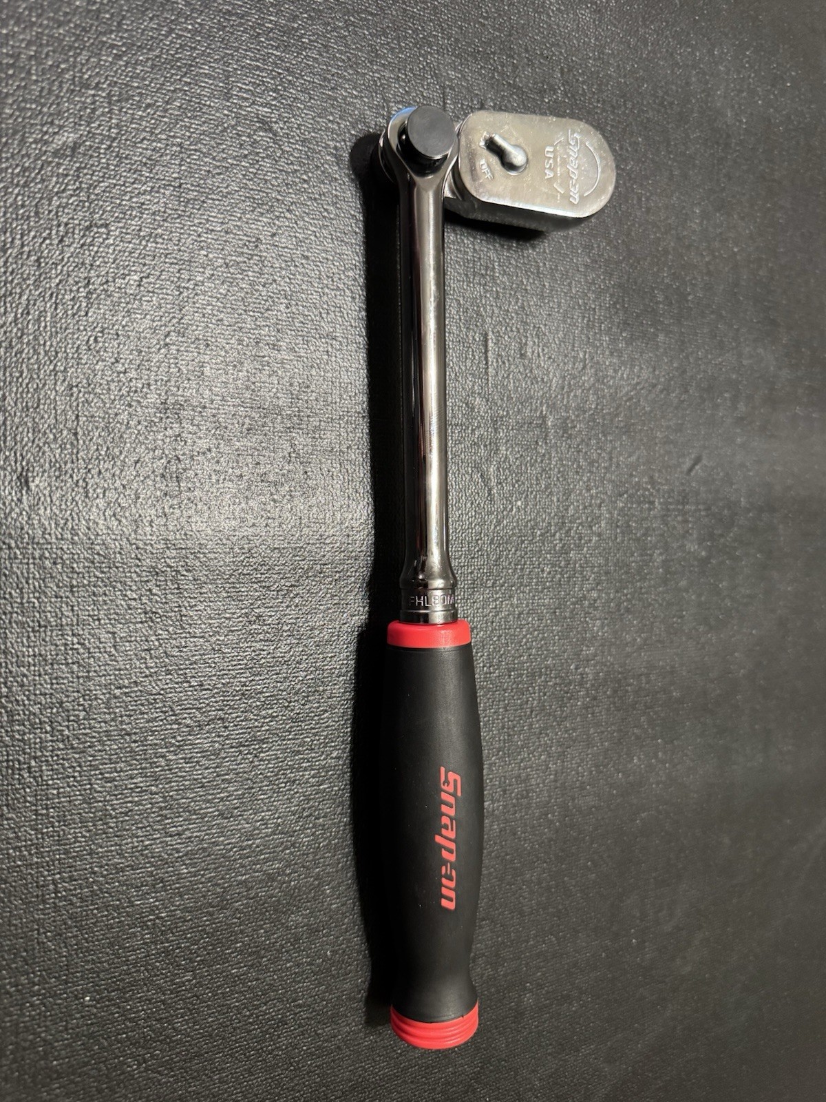 NEW RED 3/8″ Drive Soft Grip Multiposition Head Long Handle Ratchet FHL80MP