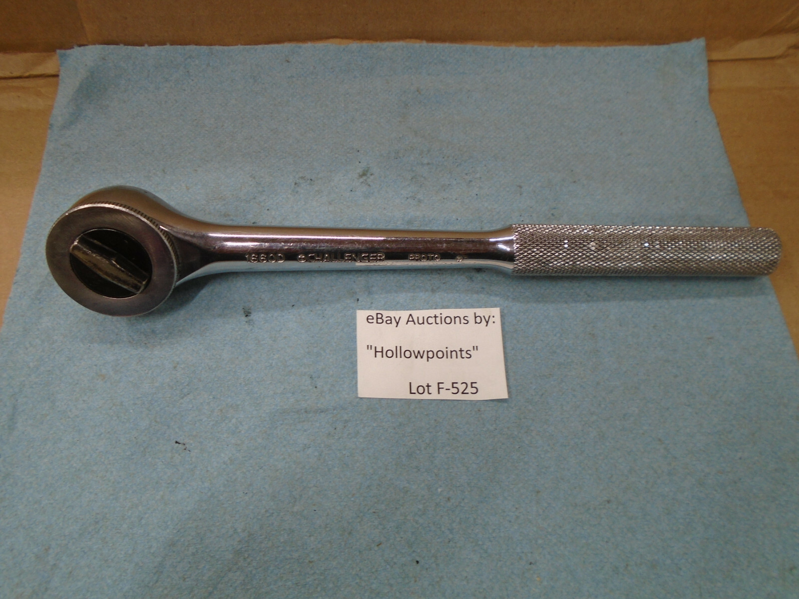 Challenger PROTO 1660D Ratchet 1/2″ Drive w/ Knurled Speeder Head F525