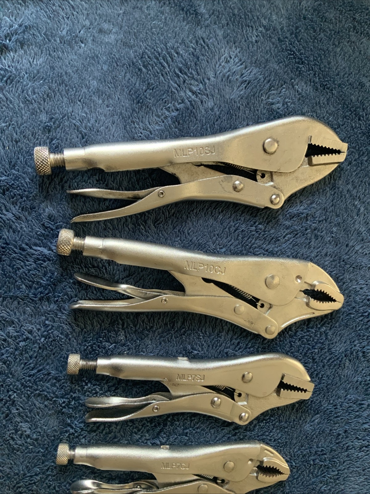 Mac Tools 9pc Locking Pliers/ Vice Grips….all Work….see Pics….
