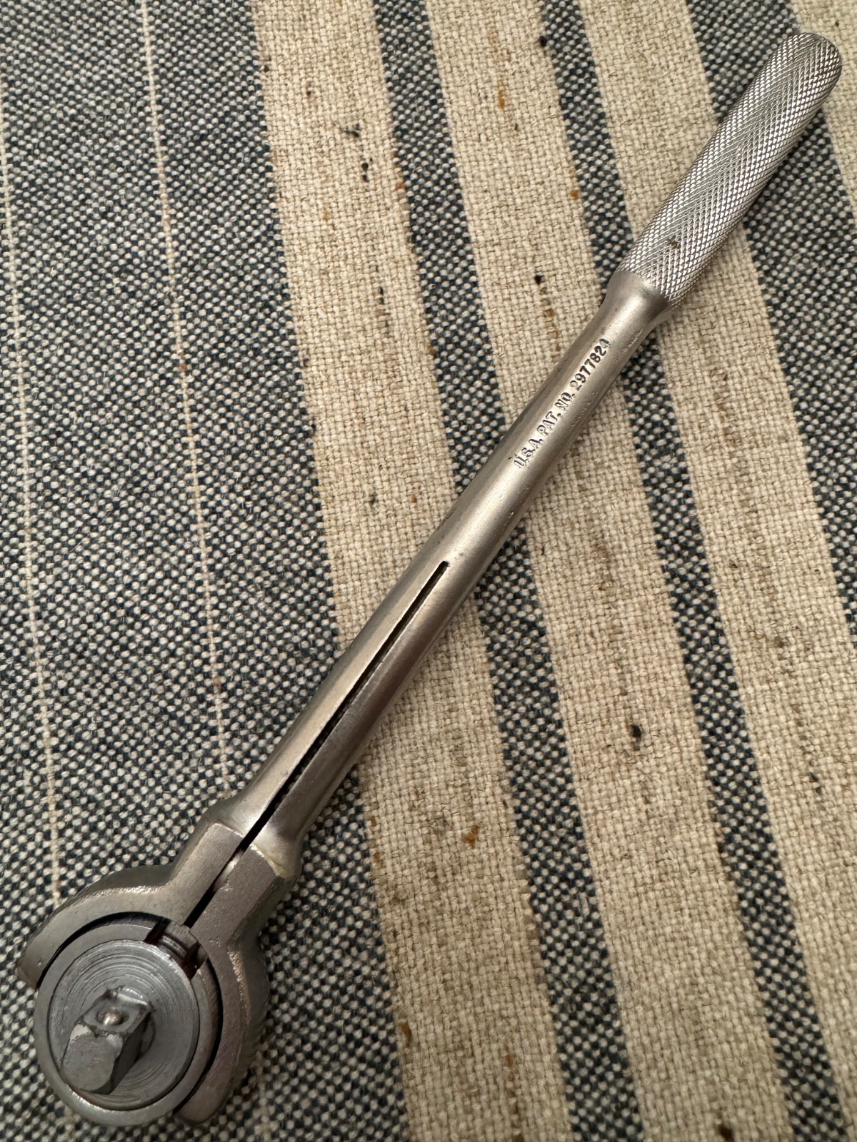 S-K Tools 3870 Roto-Ratchet 3/8” Drive Swivel Head Ratchet USA Vintage
