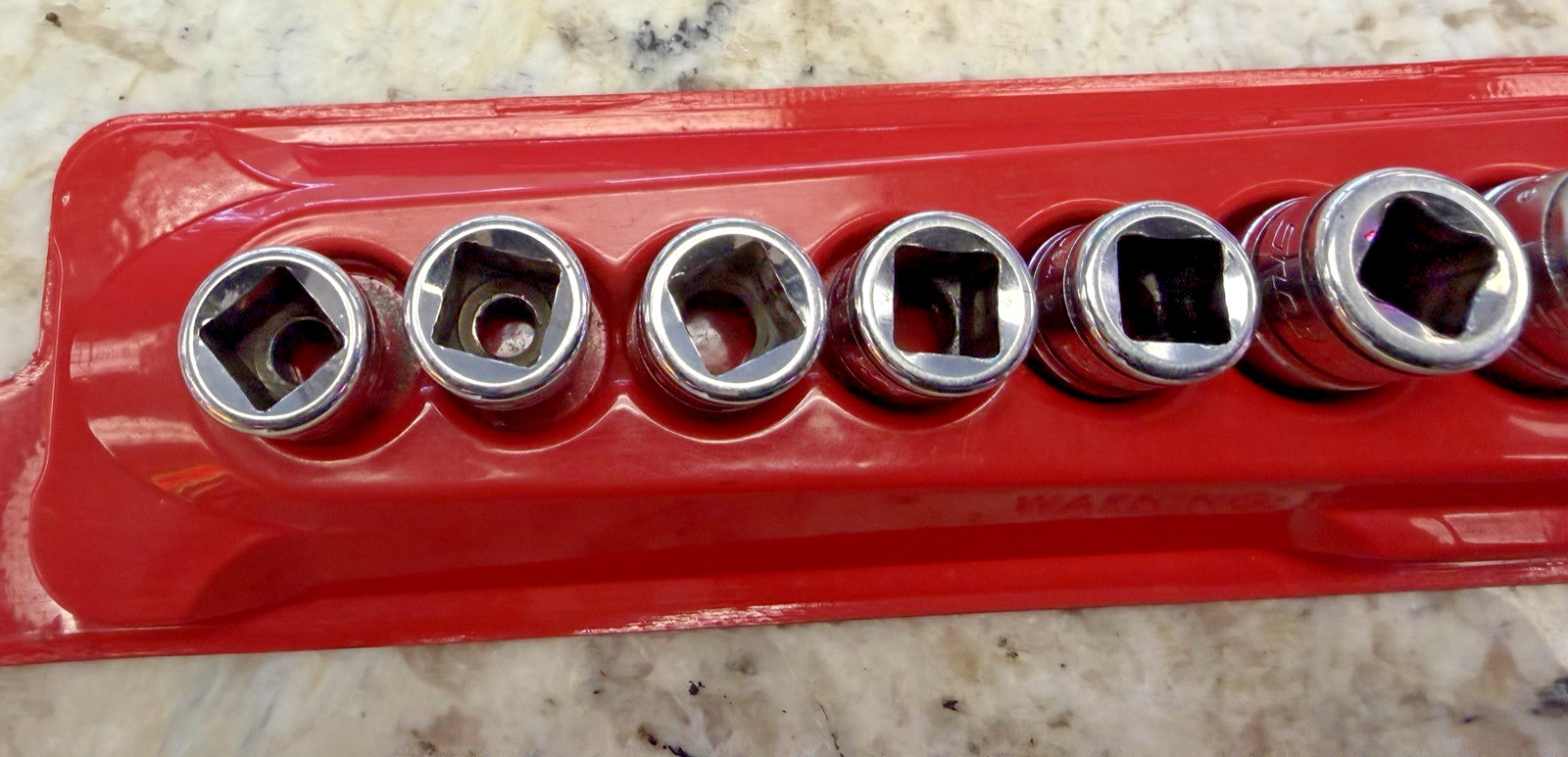 Snap-on FS081-FS281 3/8″ -1/4″- 7/8” Pakty240 11 piece Shallow Socket Set