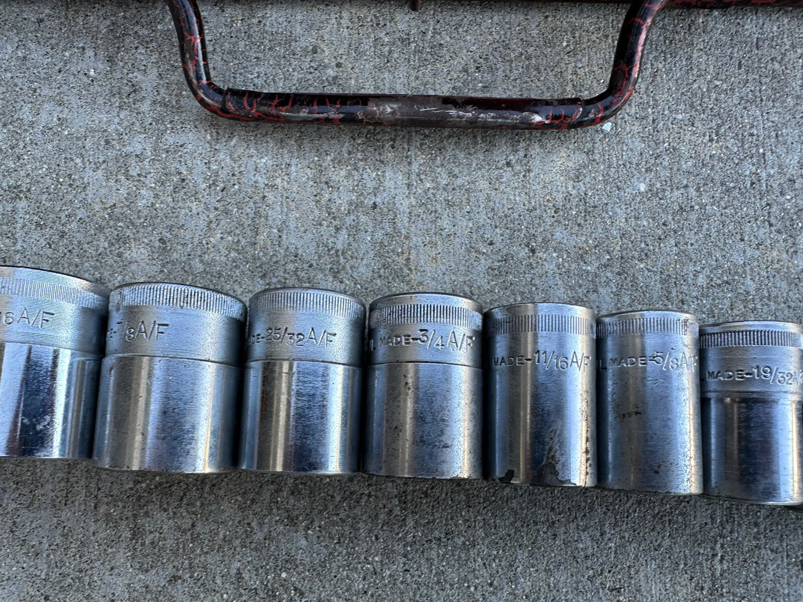 VINTAGE BRITOOL SOCKET Wrench SET Made England 1/2” Drive 20pc W Case *READ*