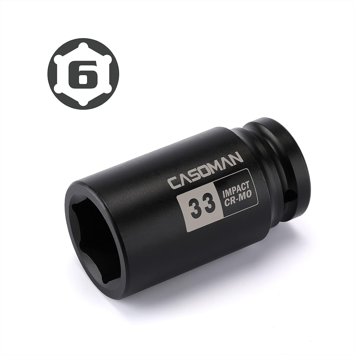 33mm 6-Point Impact Socket – 3/4″ Drive with Corrosion Resistance