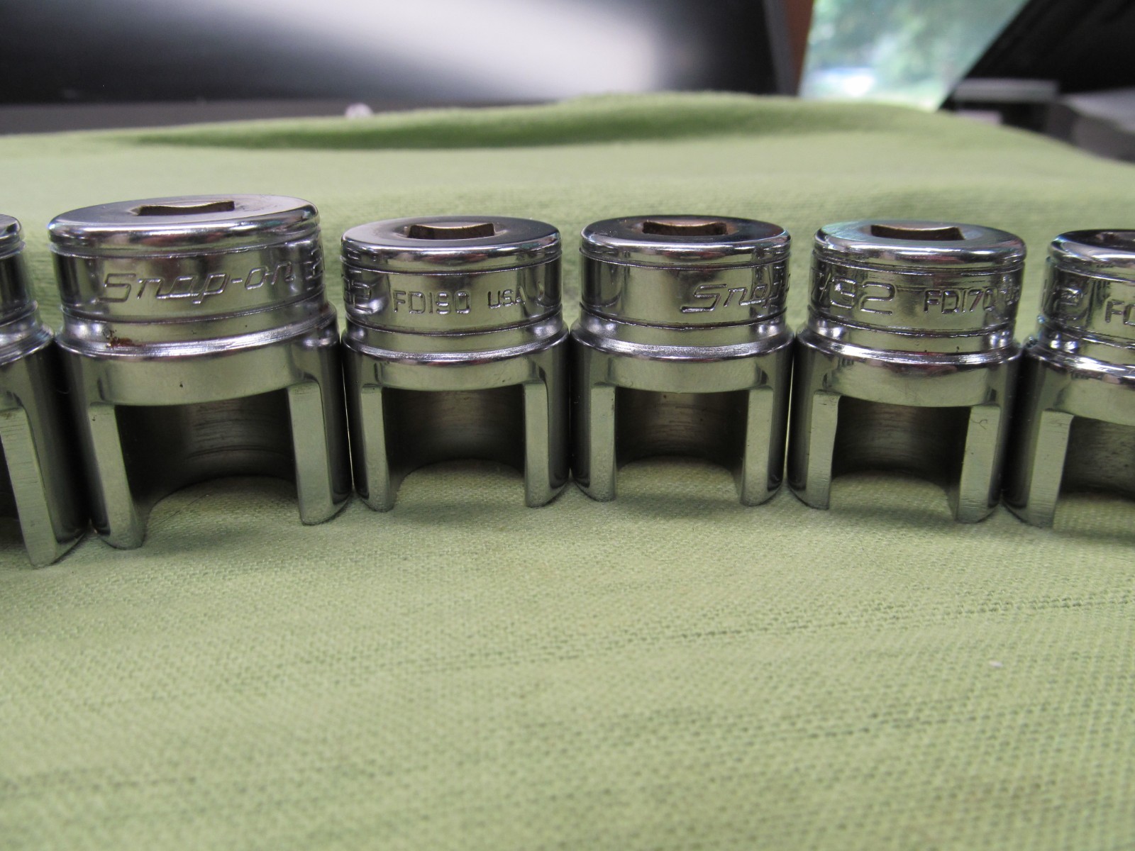 11pc Snap-on 3/8″ drive Weatherhead Socket Set – 3/8″ thru 25/32″ – USA