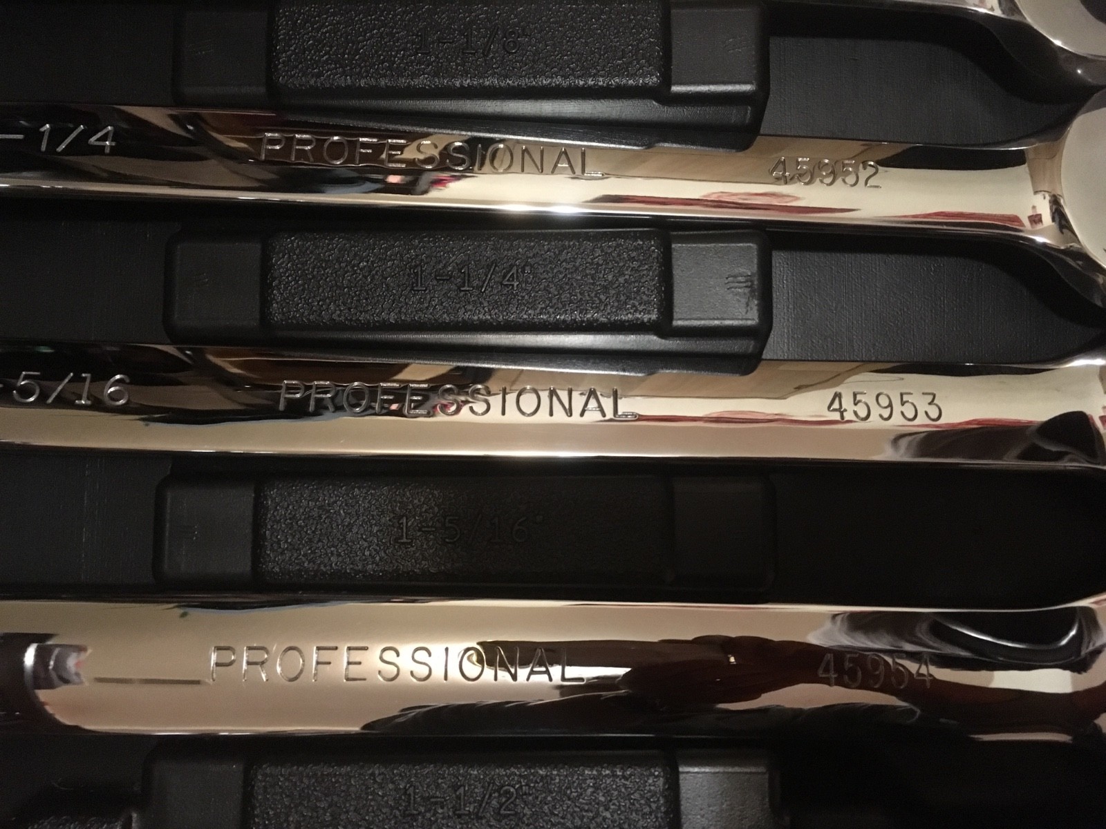 Brand new Super Rare Craftsman USA Professional Polish Long 5 pcs SAE wrench set