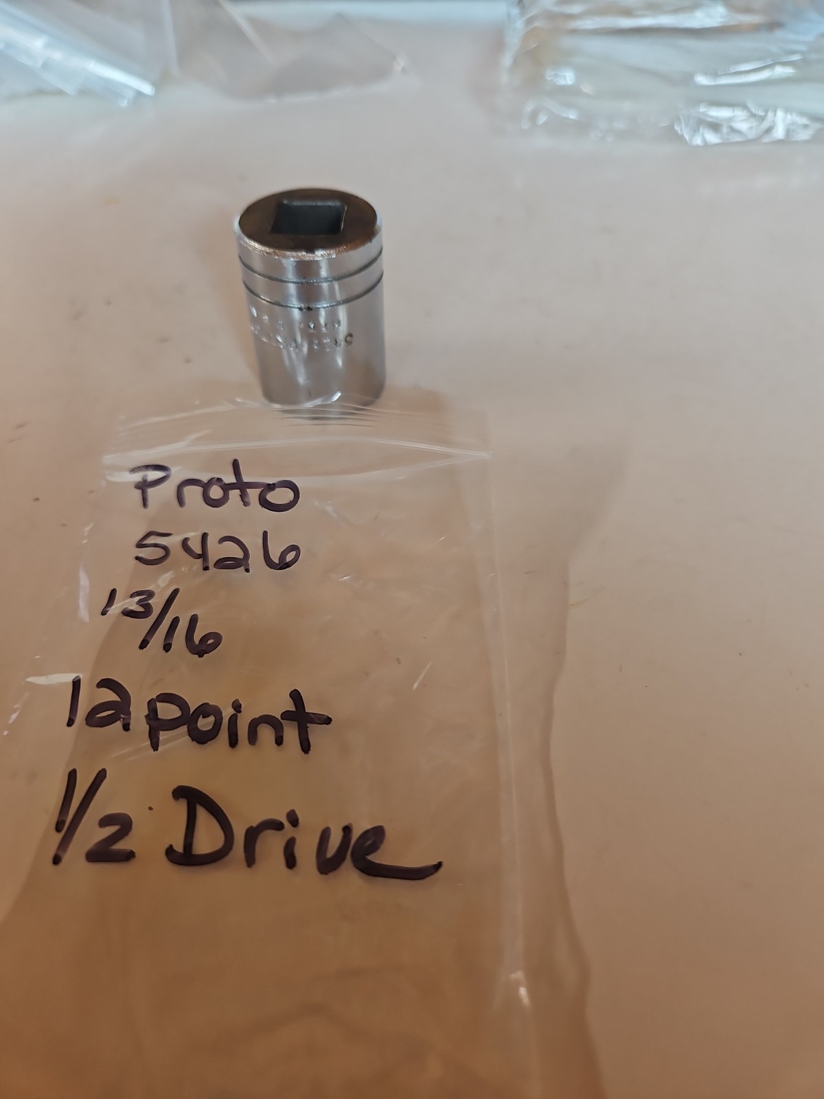 Proto 13/16″ 12 Point 1/2” Drive Socket 5426 Made In USA